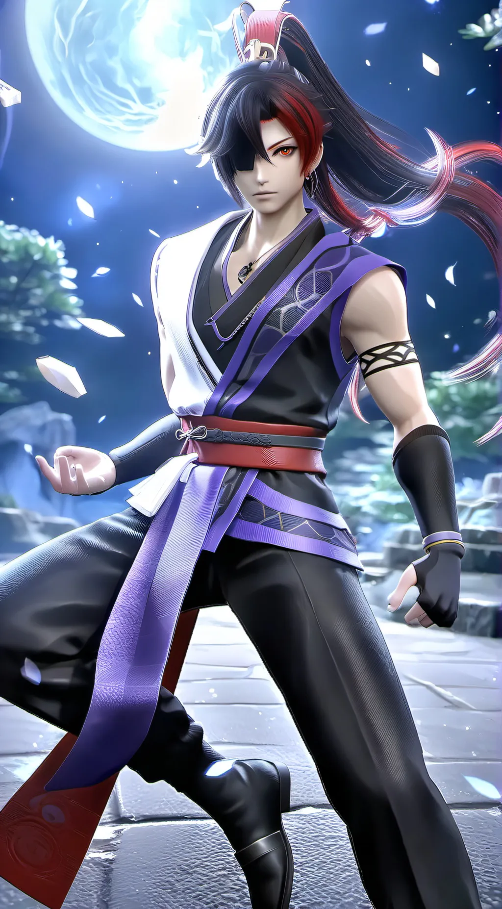 ai character: Kokushibo  background