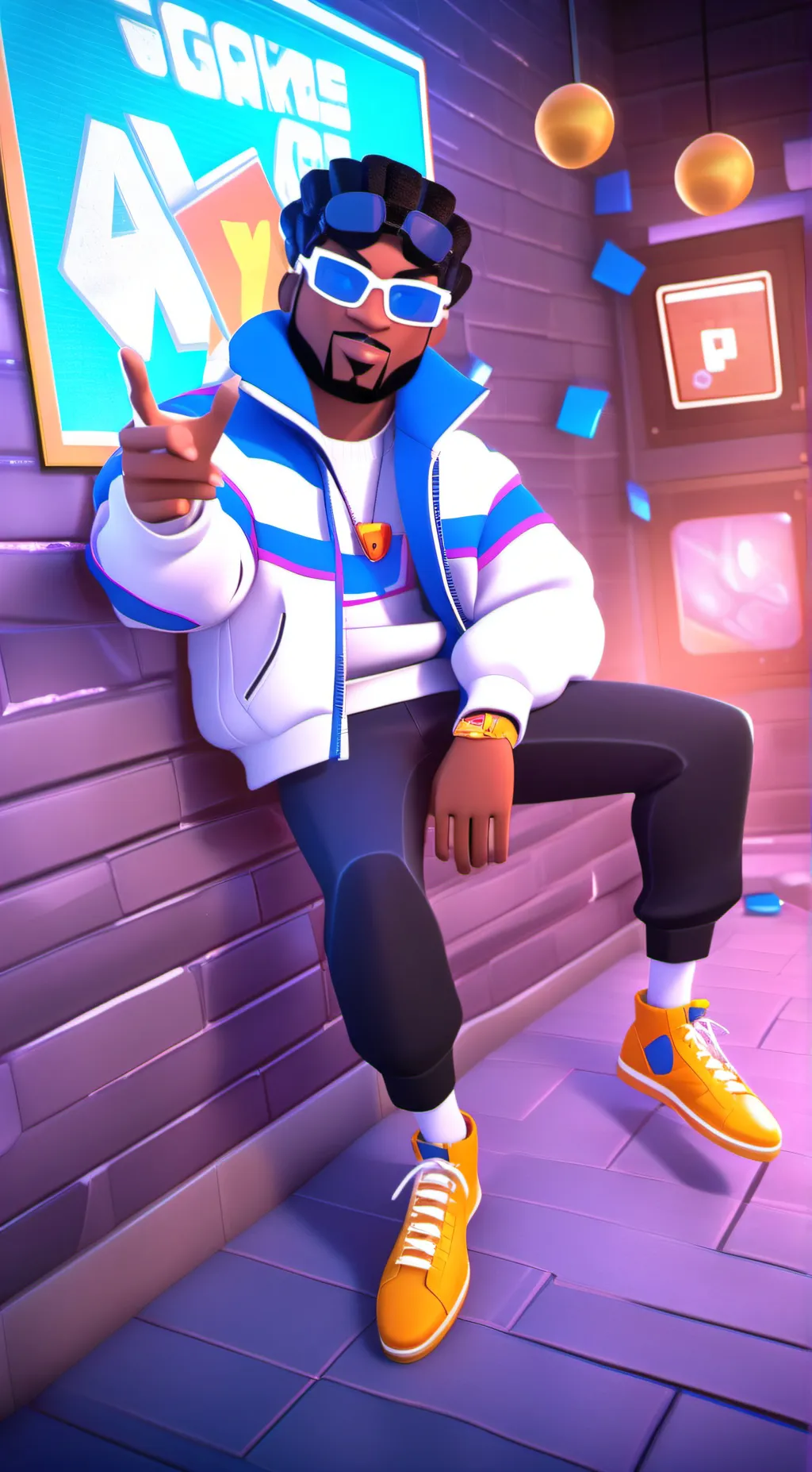 ai character: Rift (Holoform) background