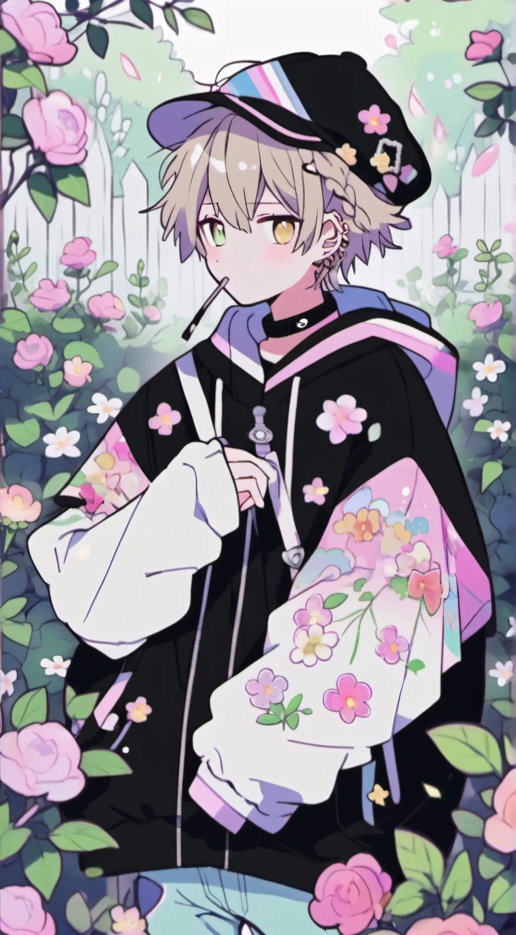 ai character: bakugo background