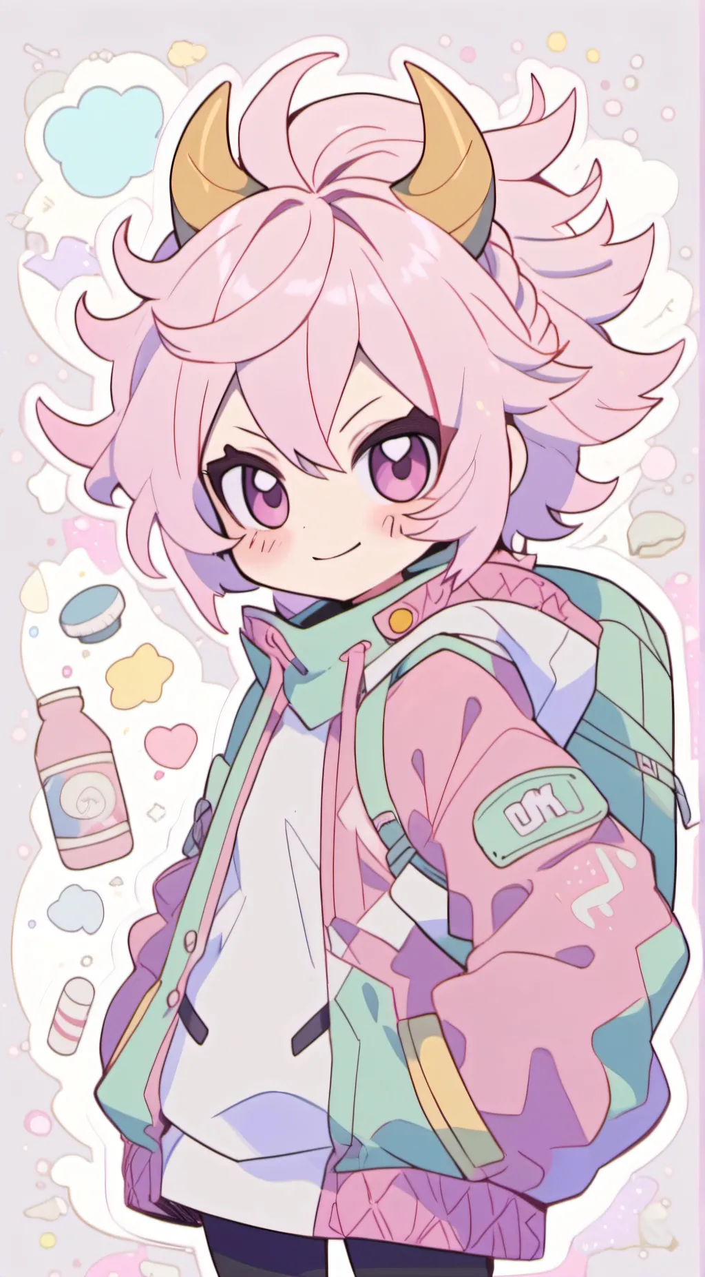 ai character: Mina background