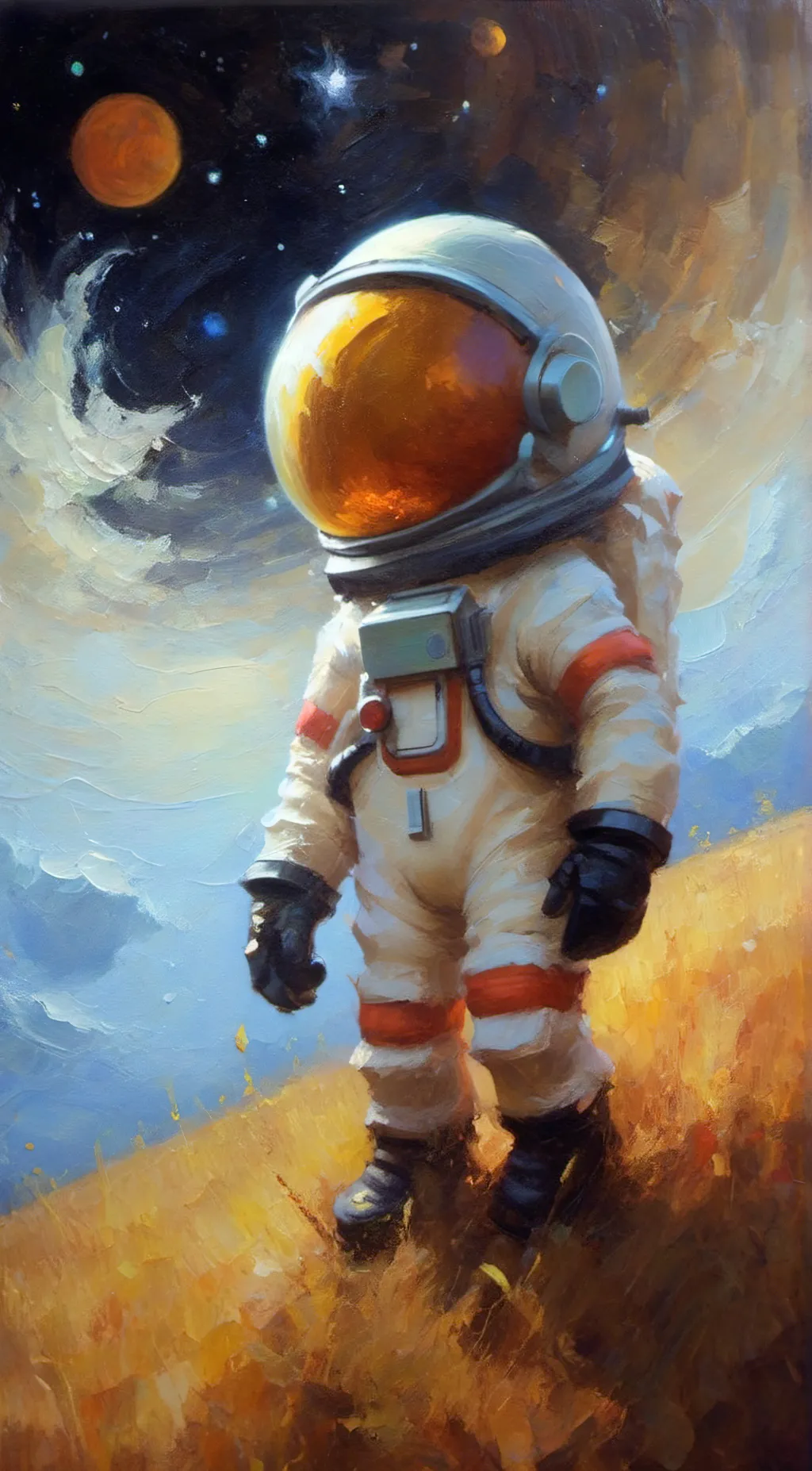 ai character: red the impostor  background