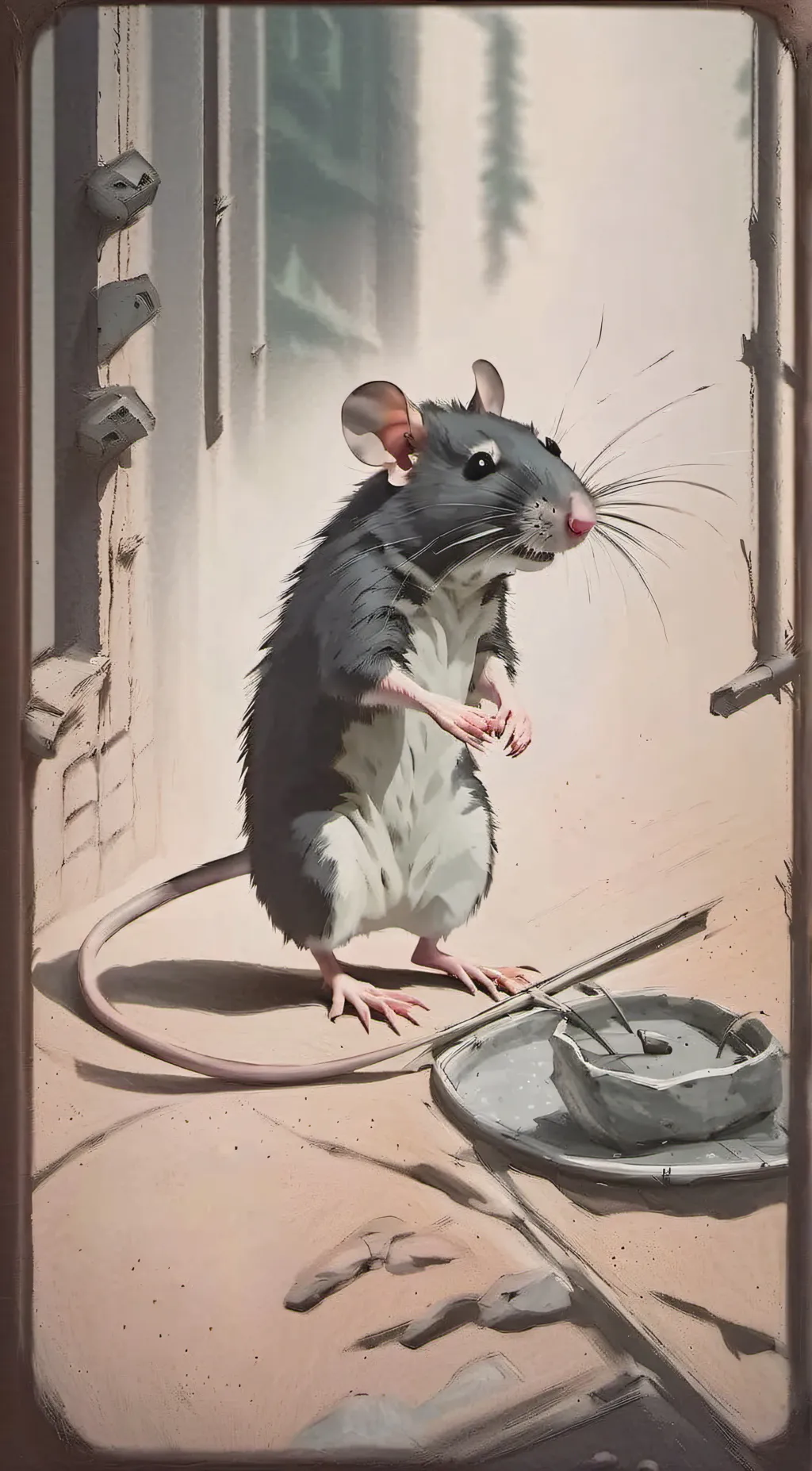 ai character: Rat background