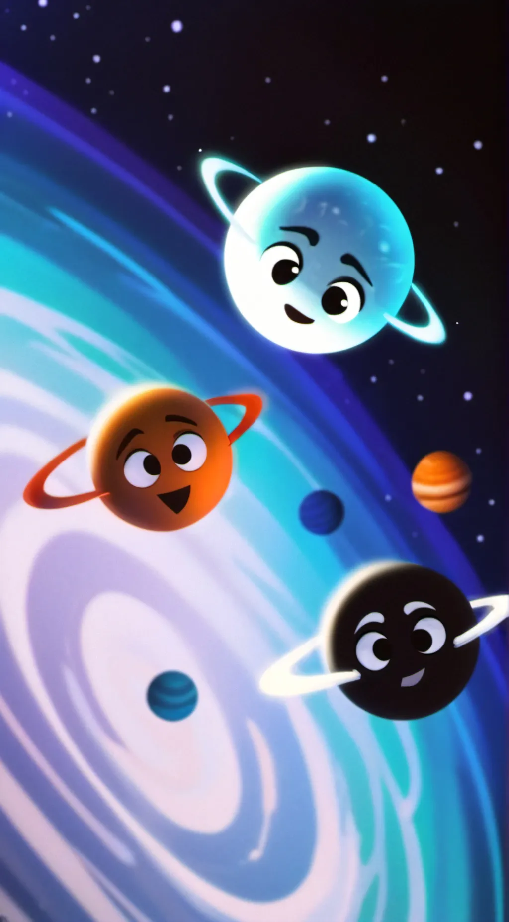 ai character: Neptune  background