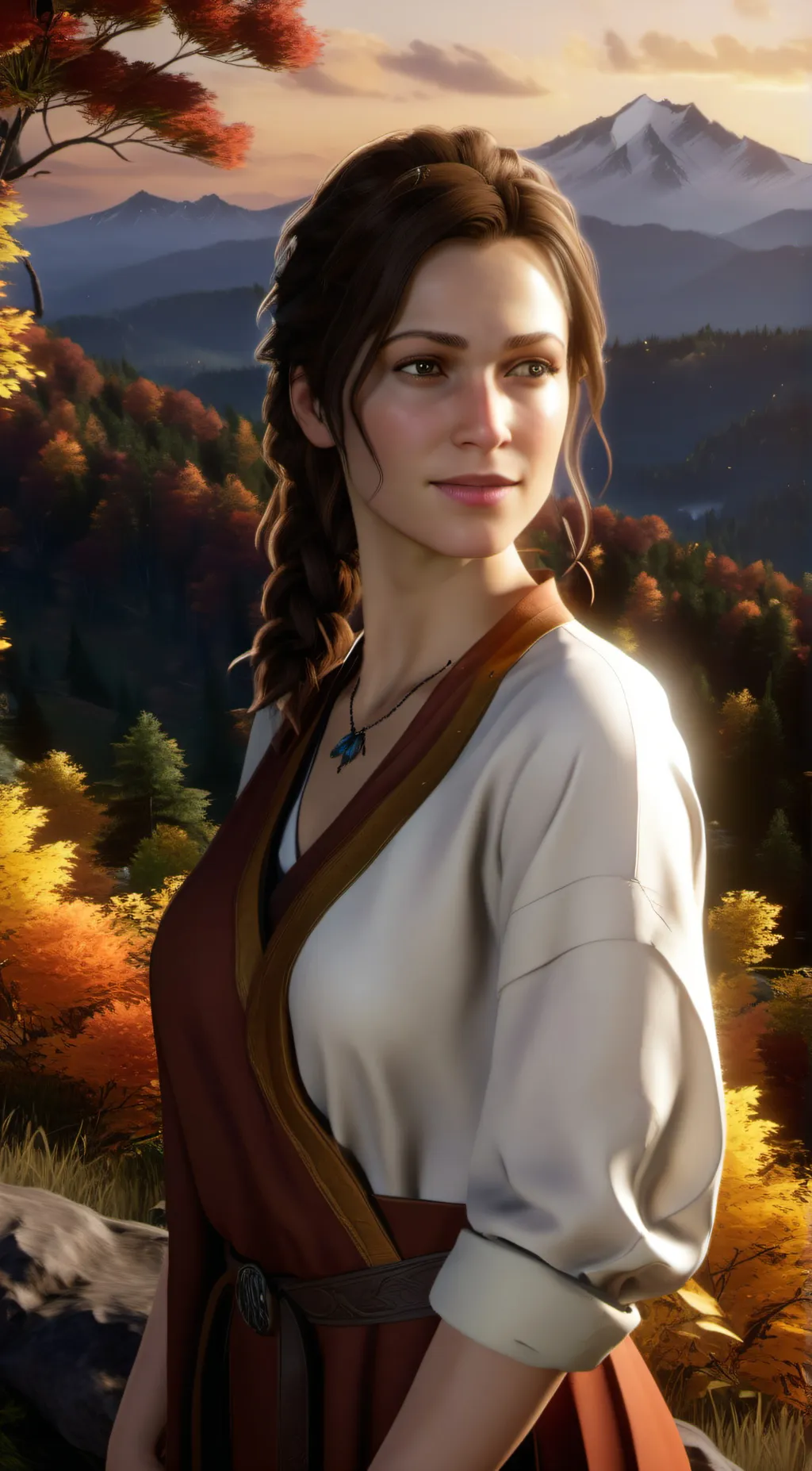 ai character: Jen  background