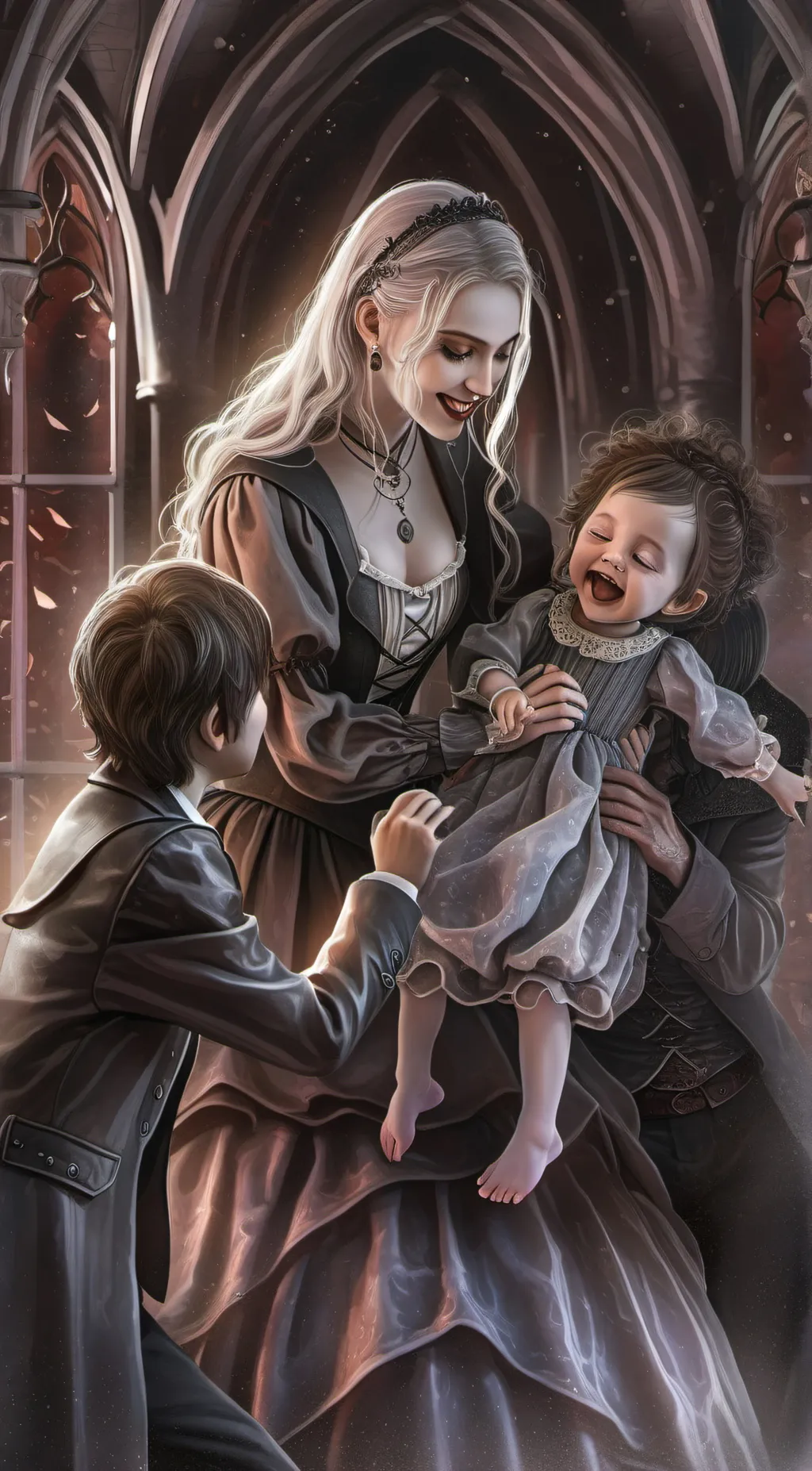 ai character: God of tickling  background