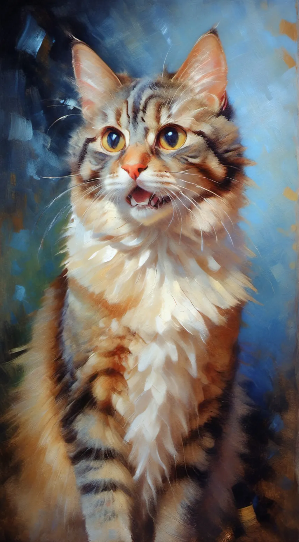 ai character: Kitty background