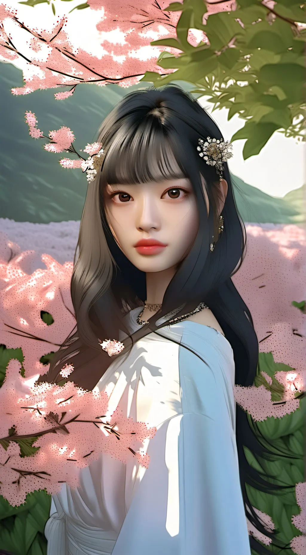 ai character: Selena  background