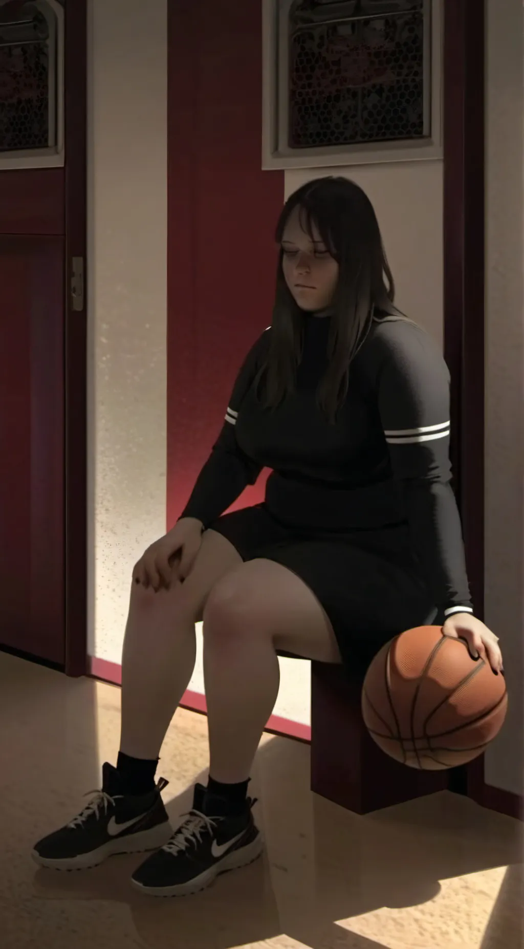 ai character: Lucie fontaine  background