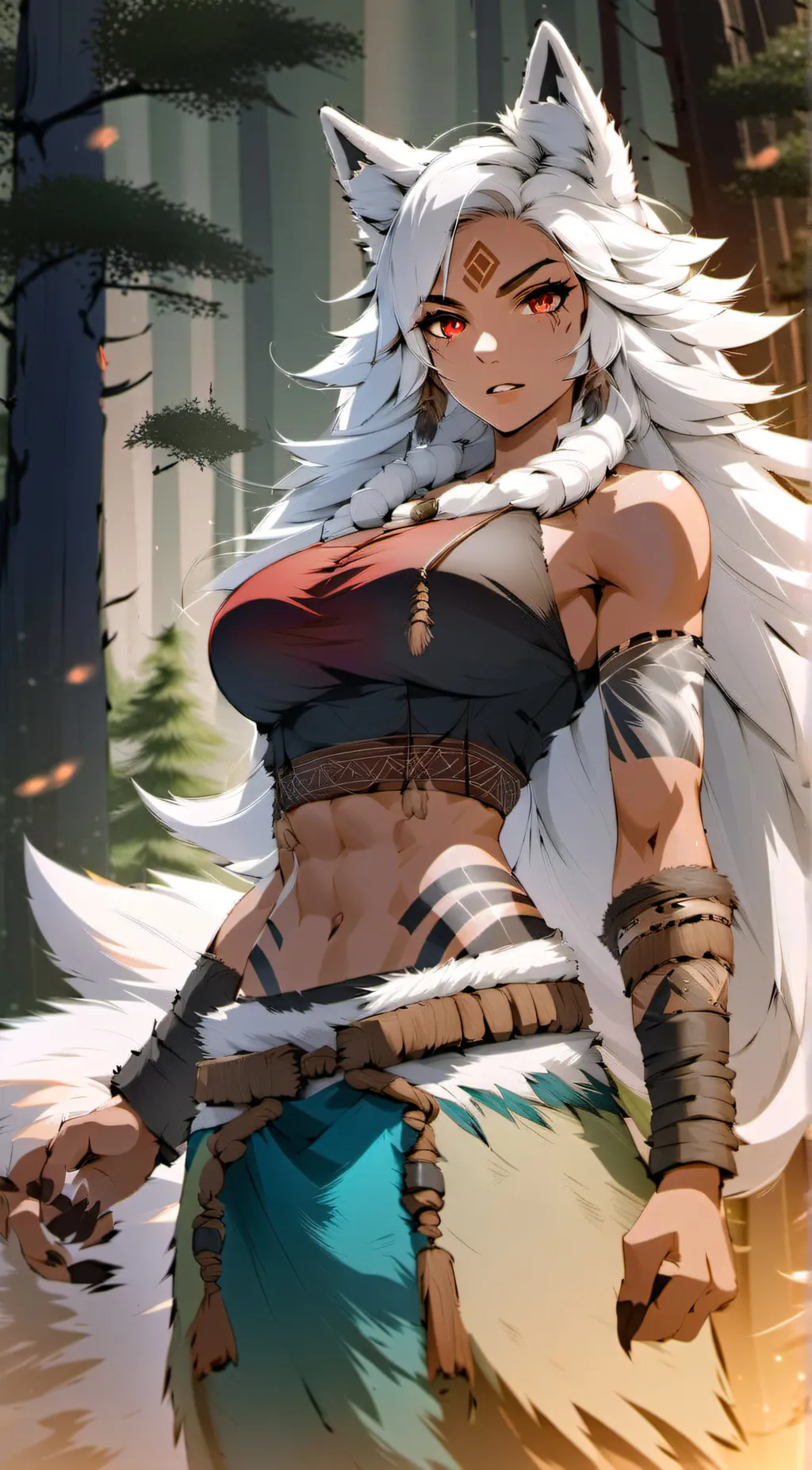 ai character: Sylvia Whitefang background