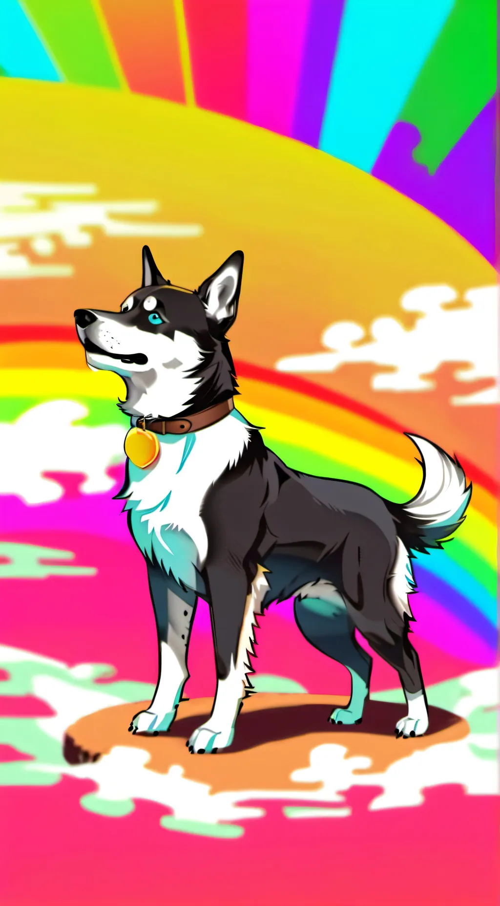 ai character: dogday background