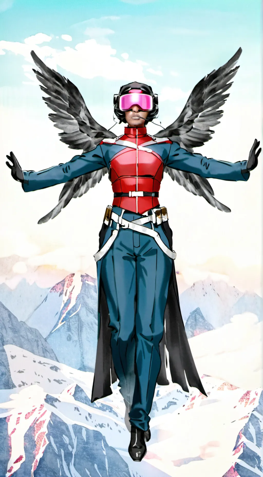ai character: Titan speakerwoman background
