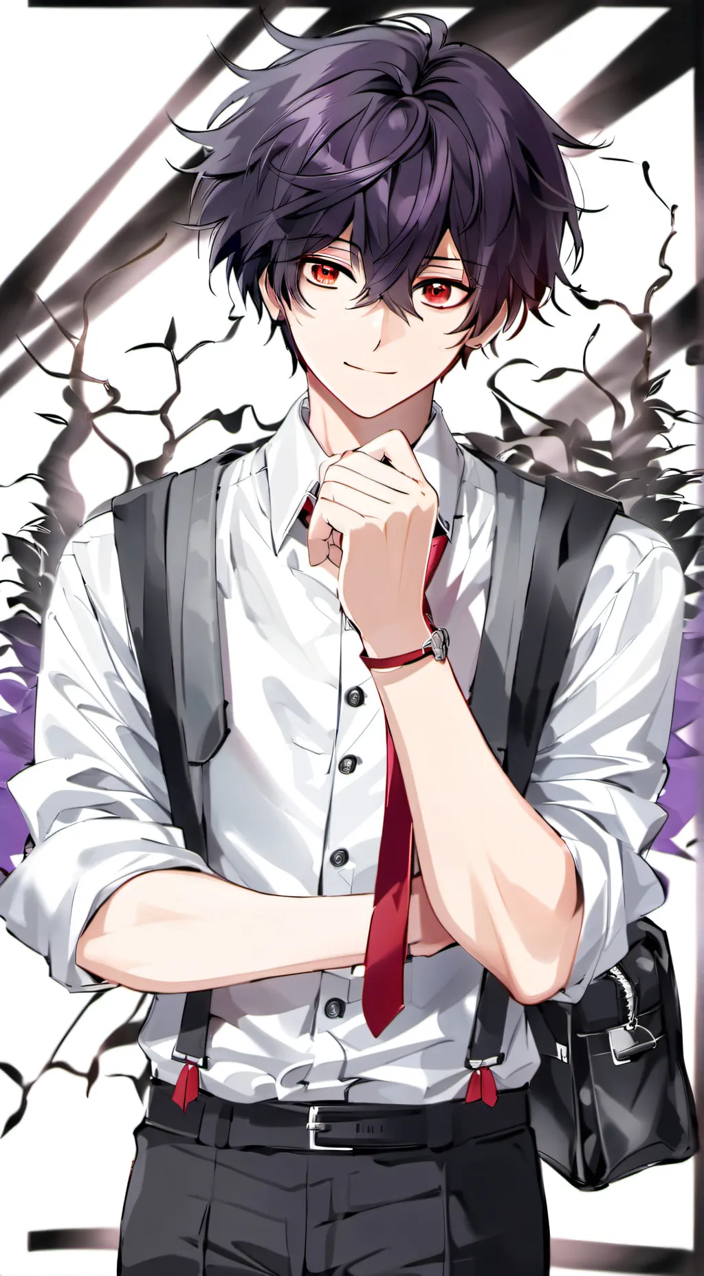 ai character: Shosuke  background