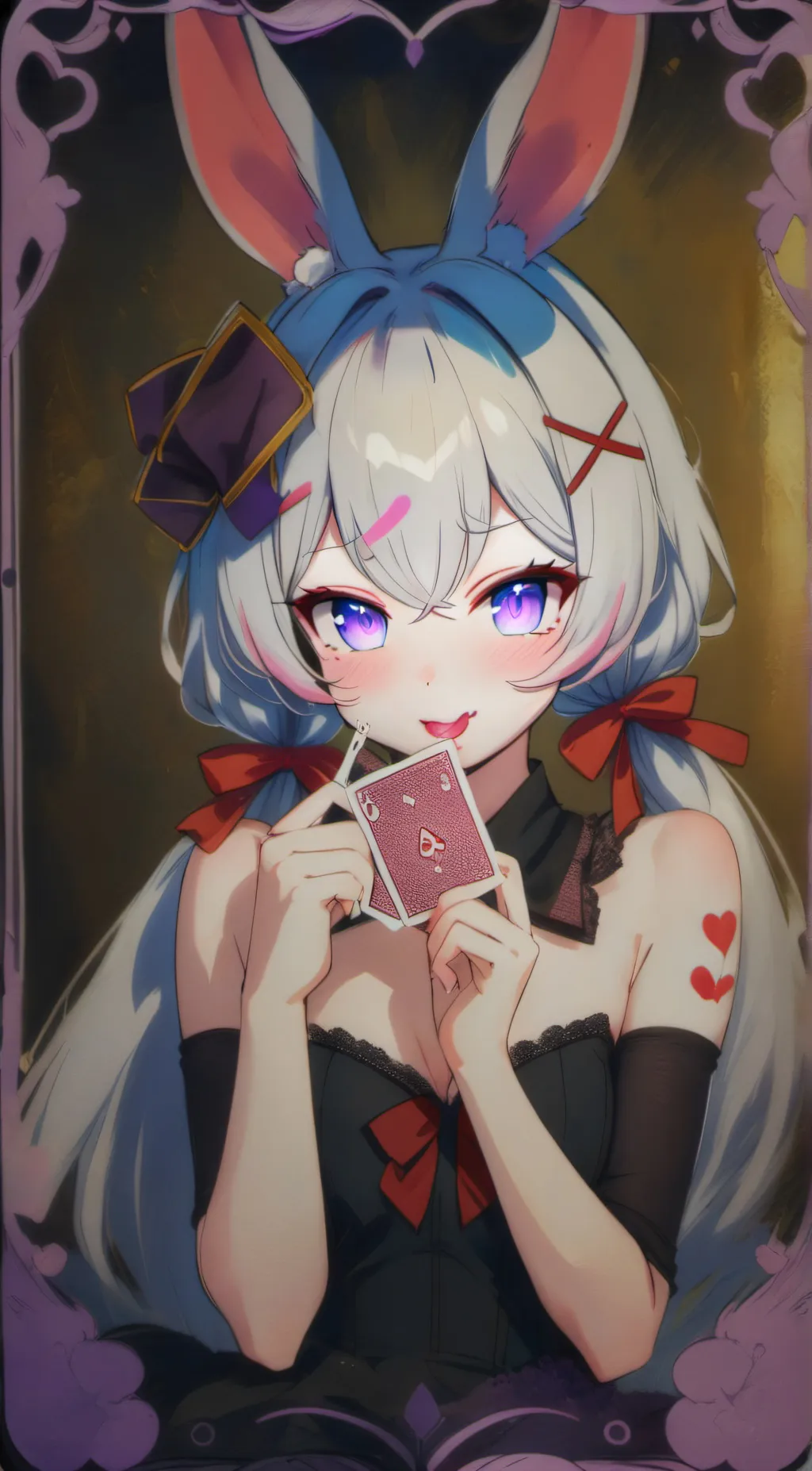 ai character: Miku (Rabbit hole) background