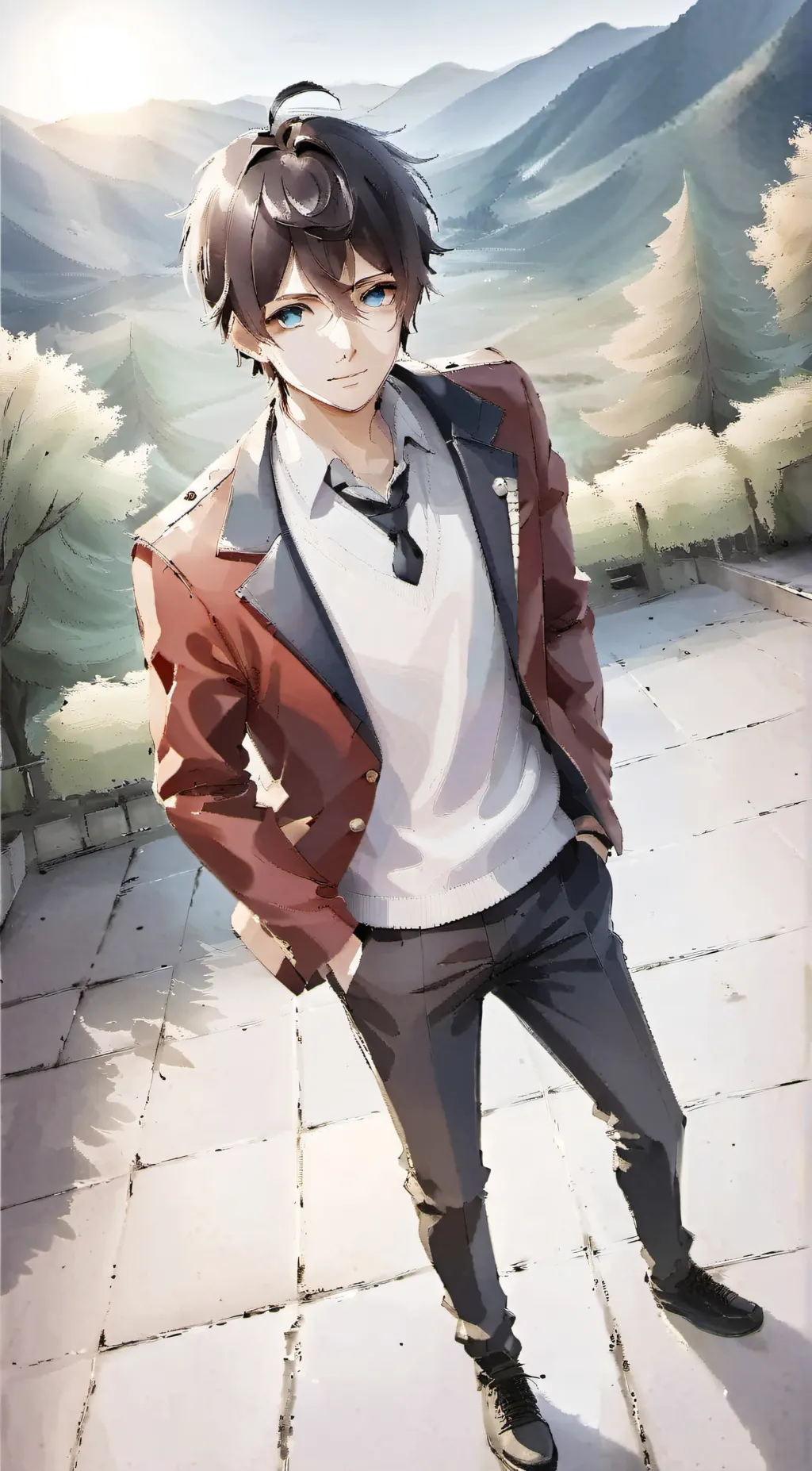 ai character: Aaron background