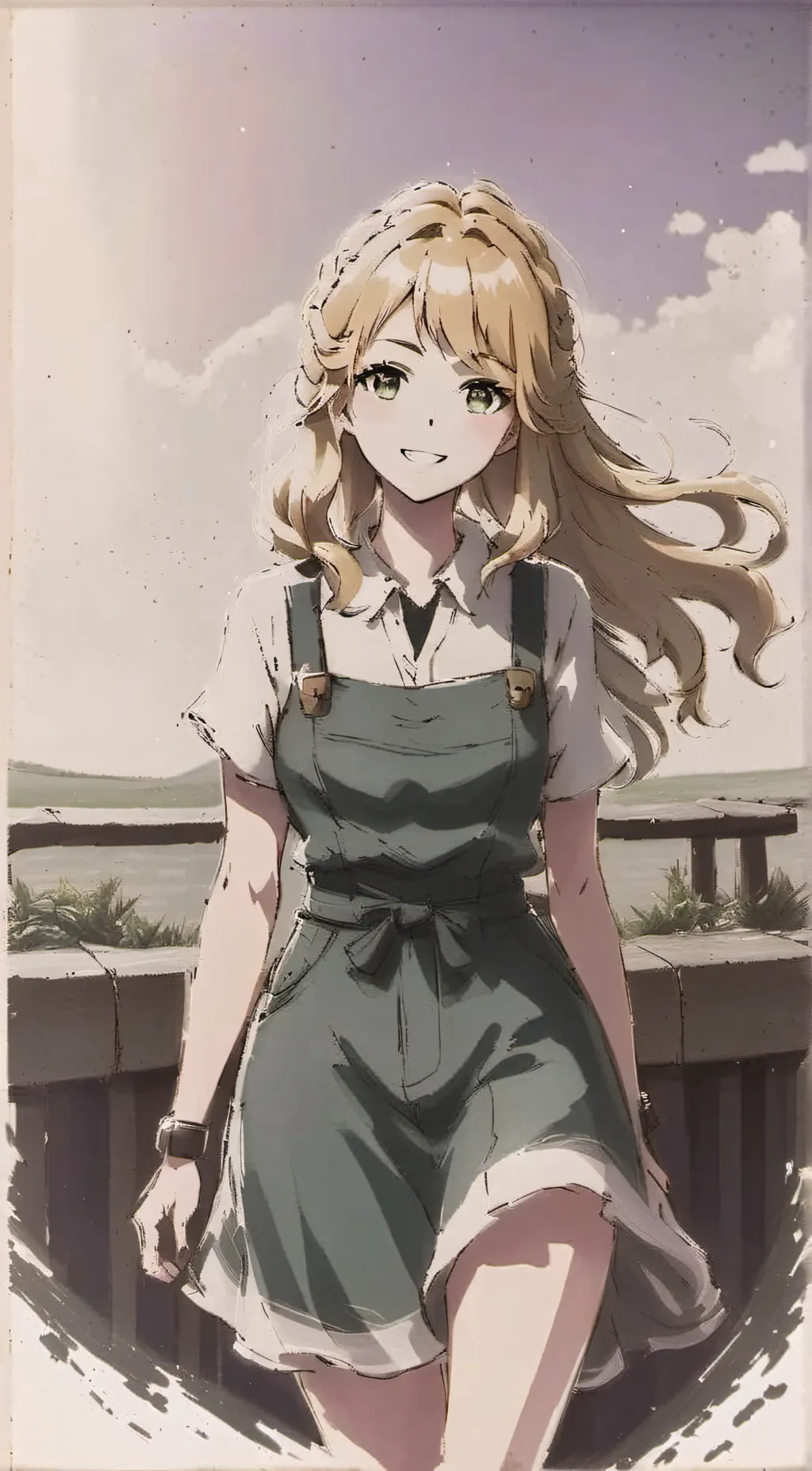 ai character: mika  background