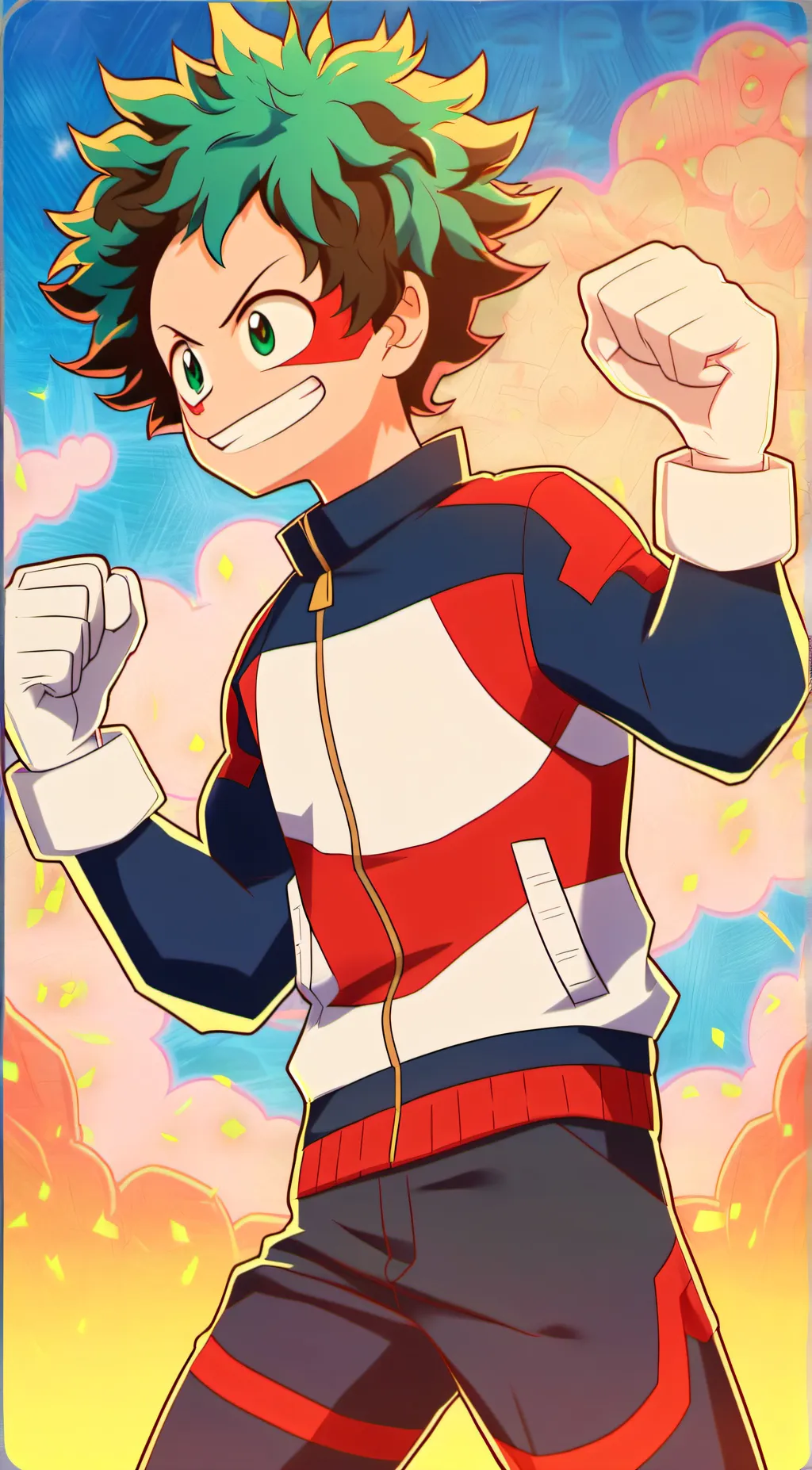 ai character: MHA+deaf background