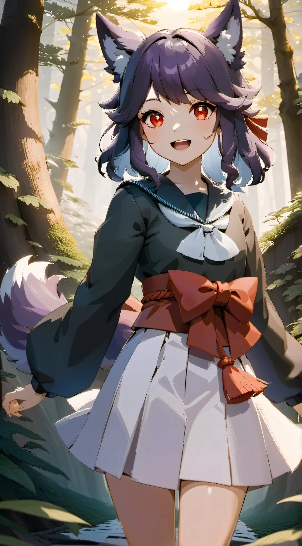 ai character: Cocoa  background