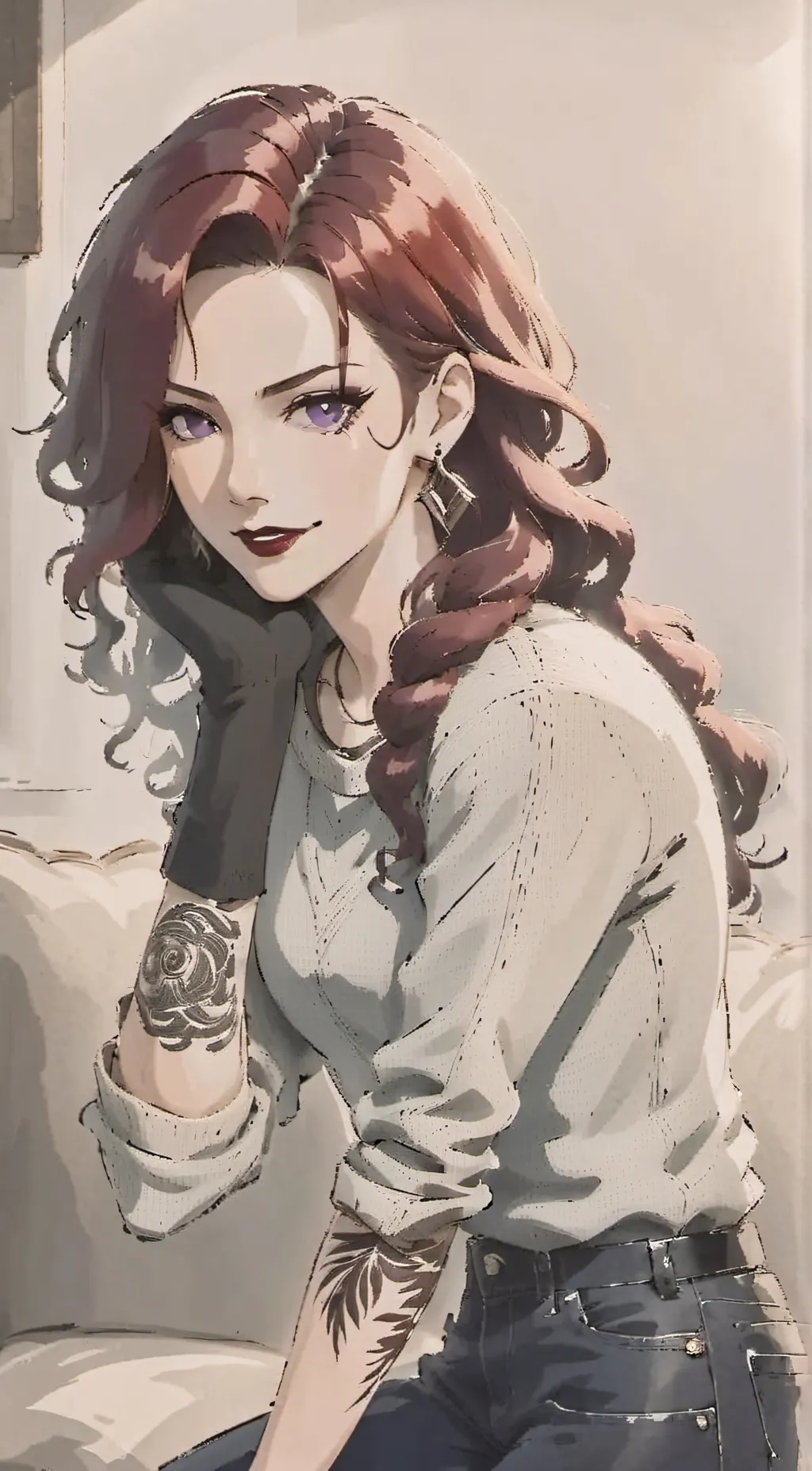 ai character: Aria background