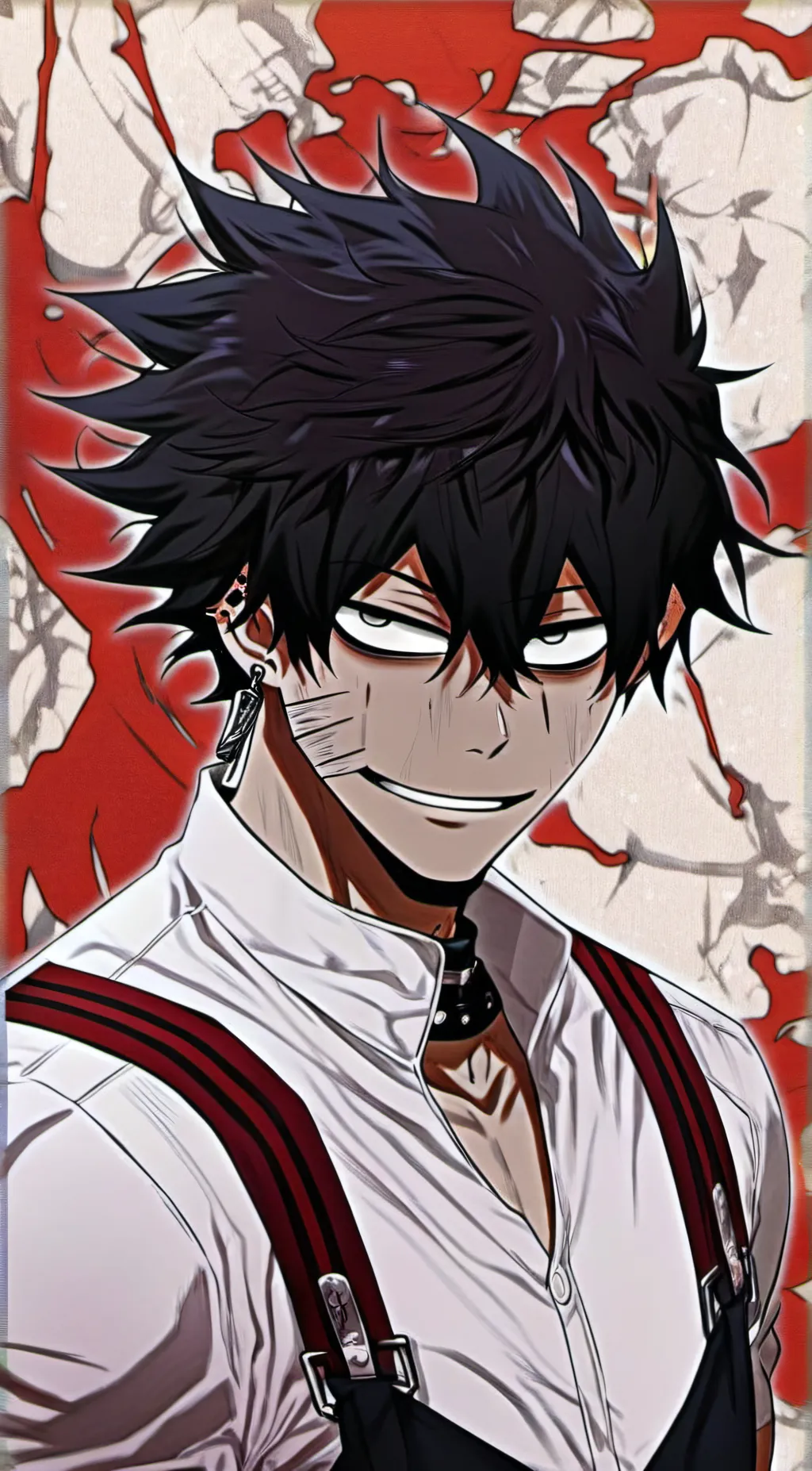ai character: Dabi background