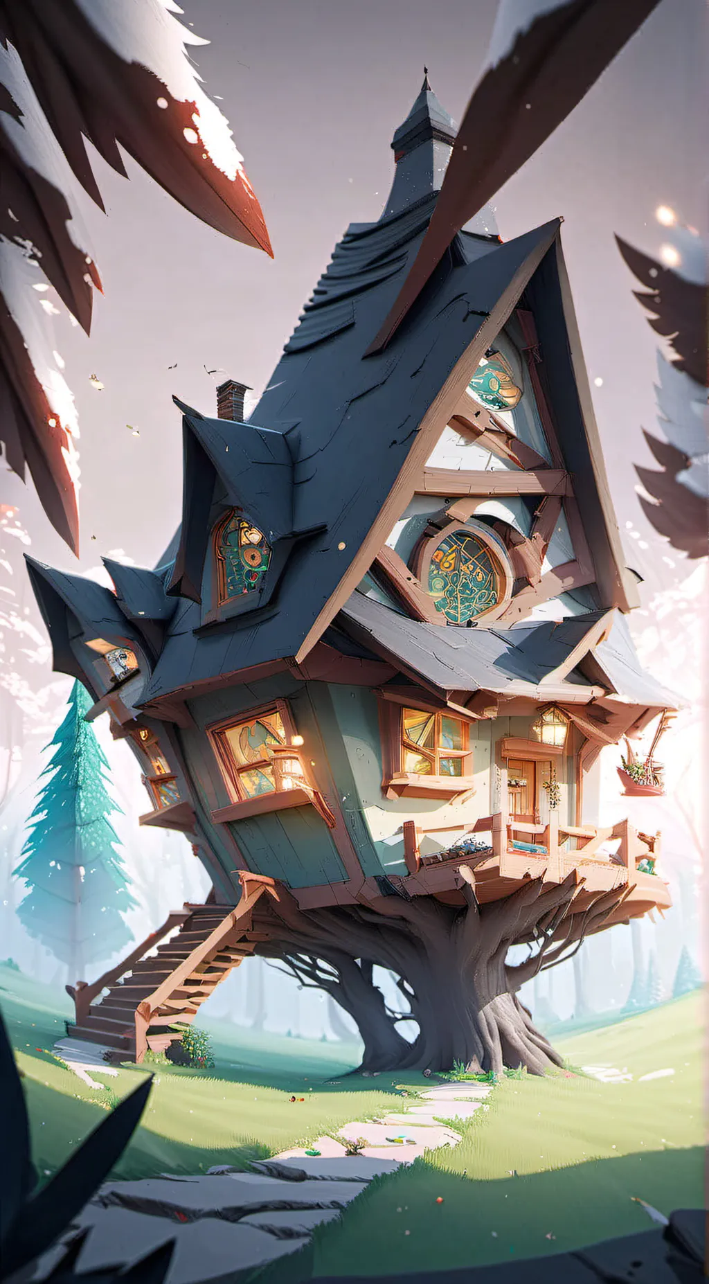 ai character: owl house background
