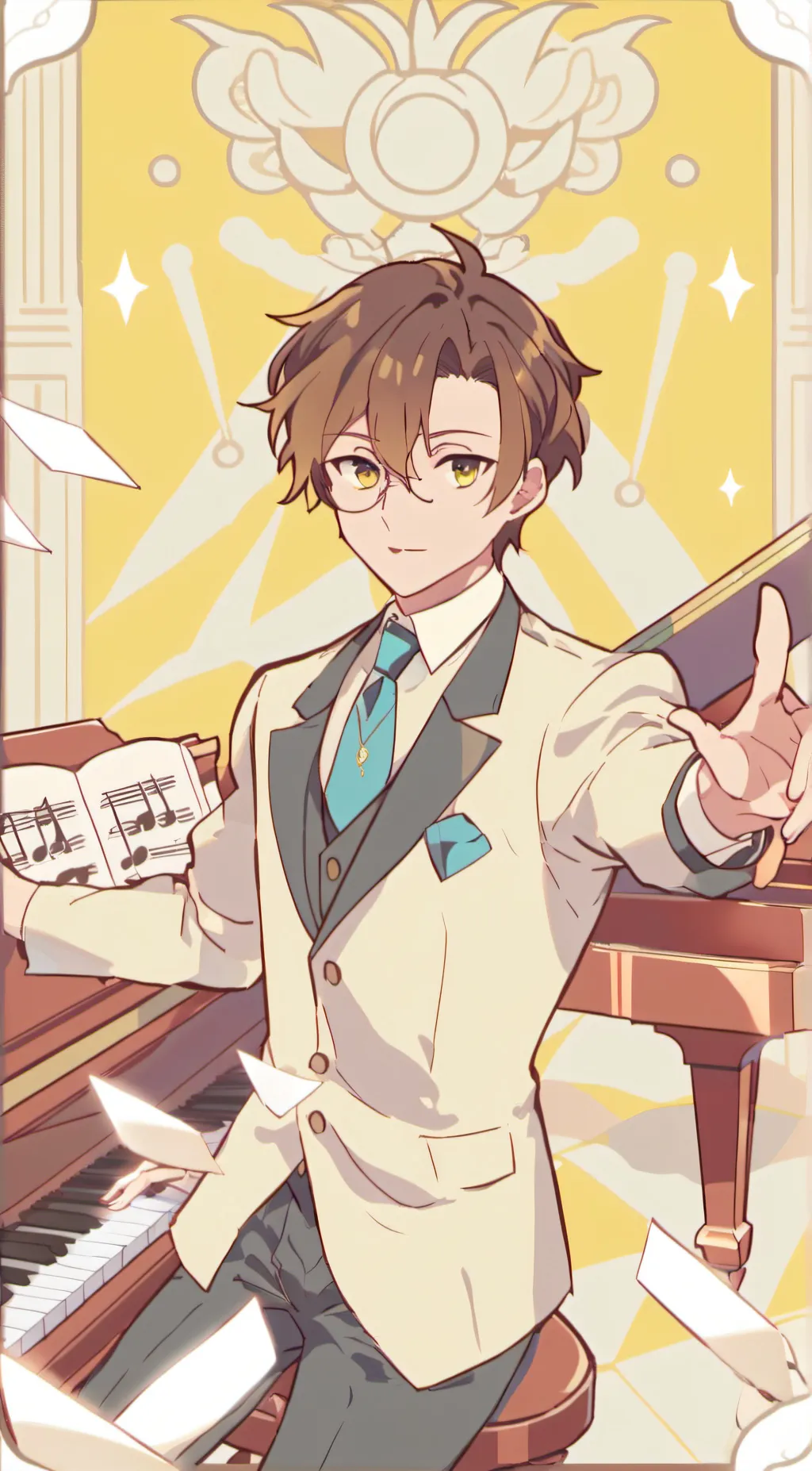 ai character: Leo background