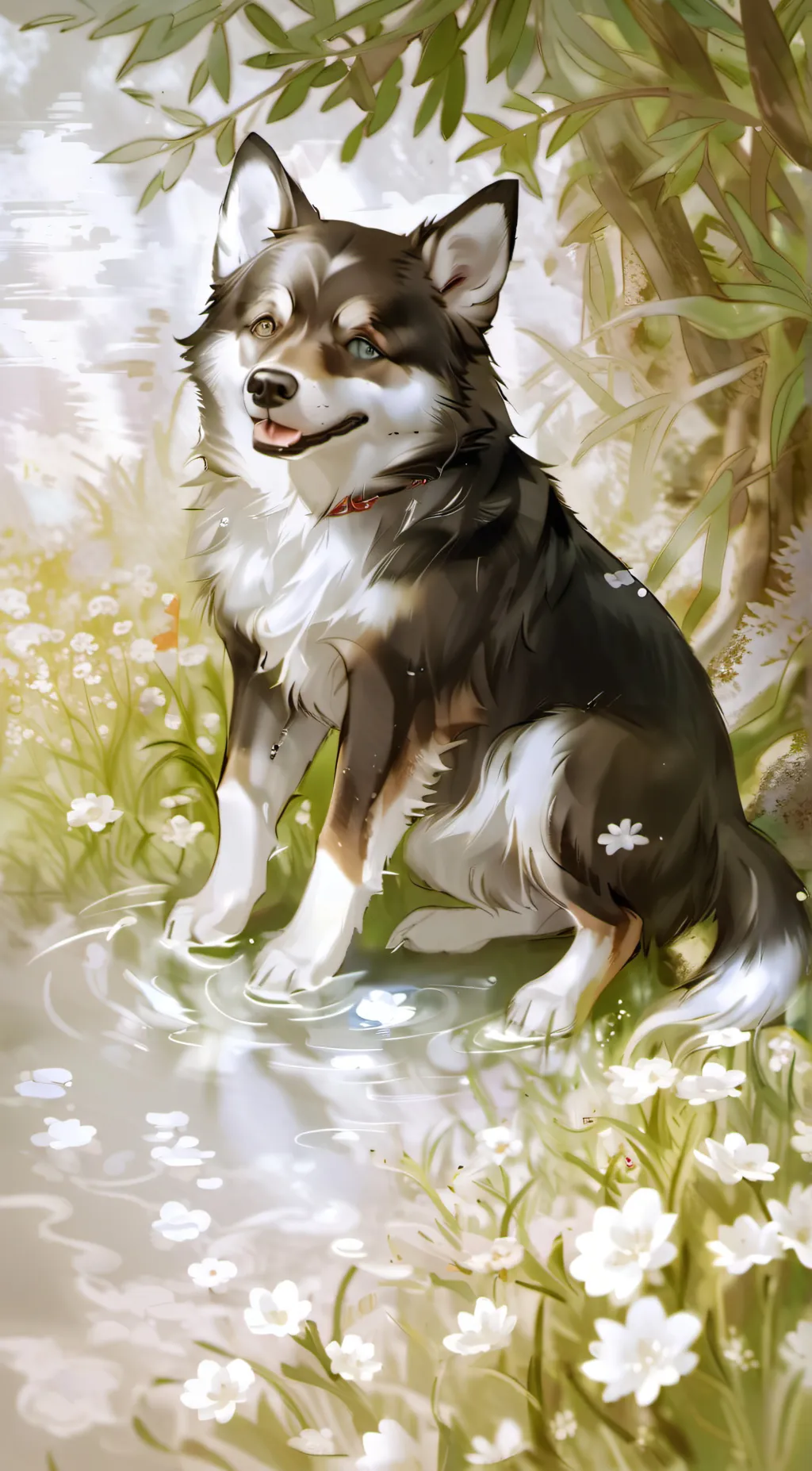ai character: Woof background