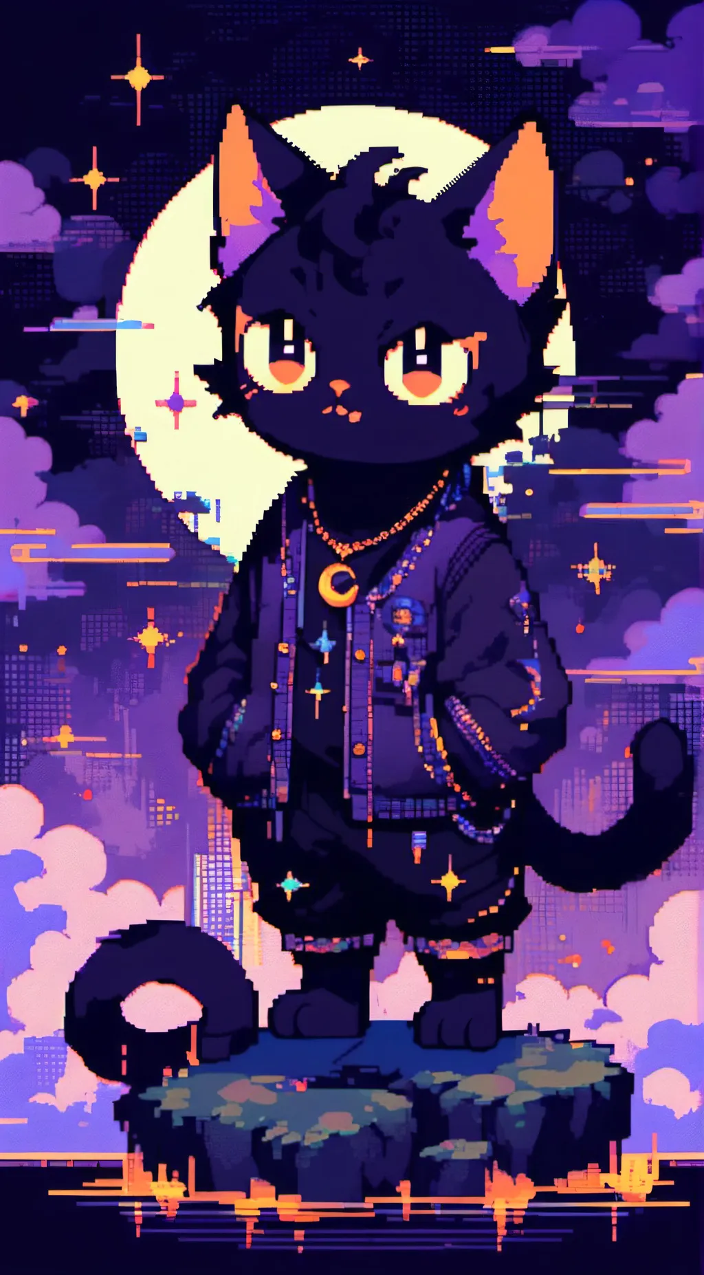 ai character: CatNap background