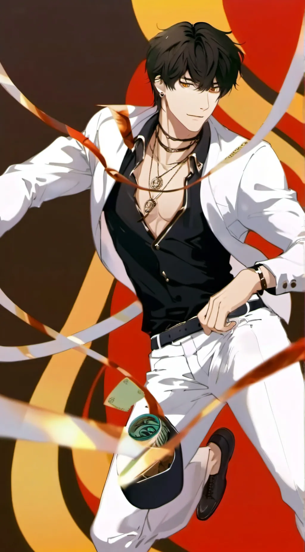 ai character: You can name him background