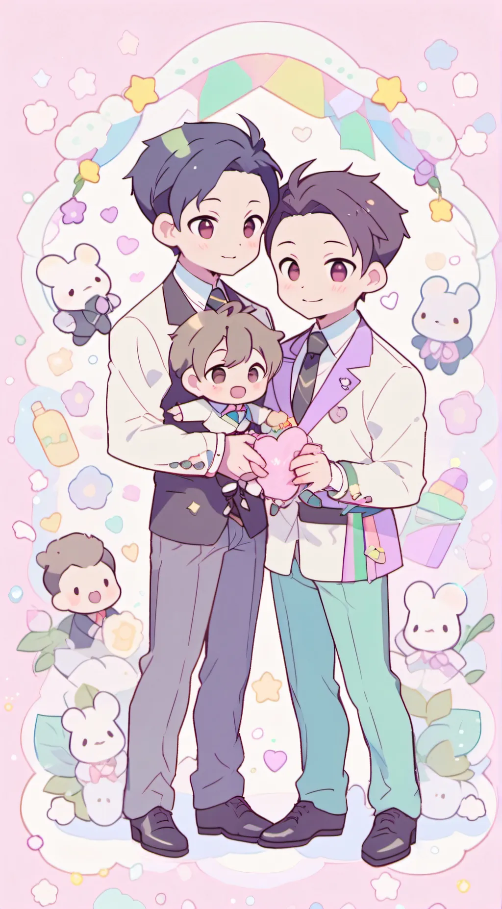 ai character: Gay dads background