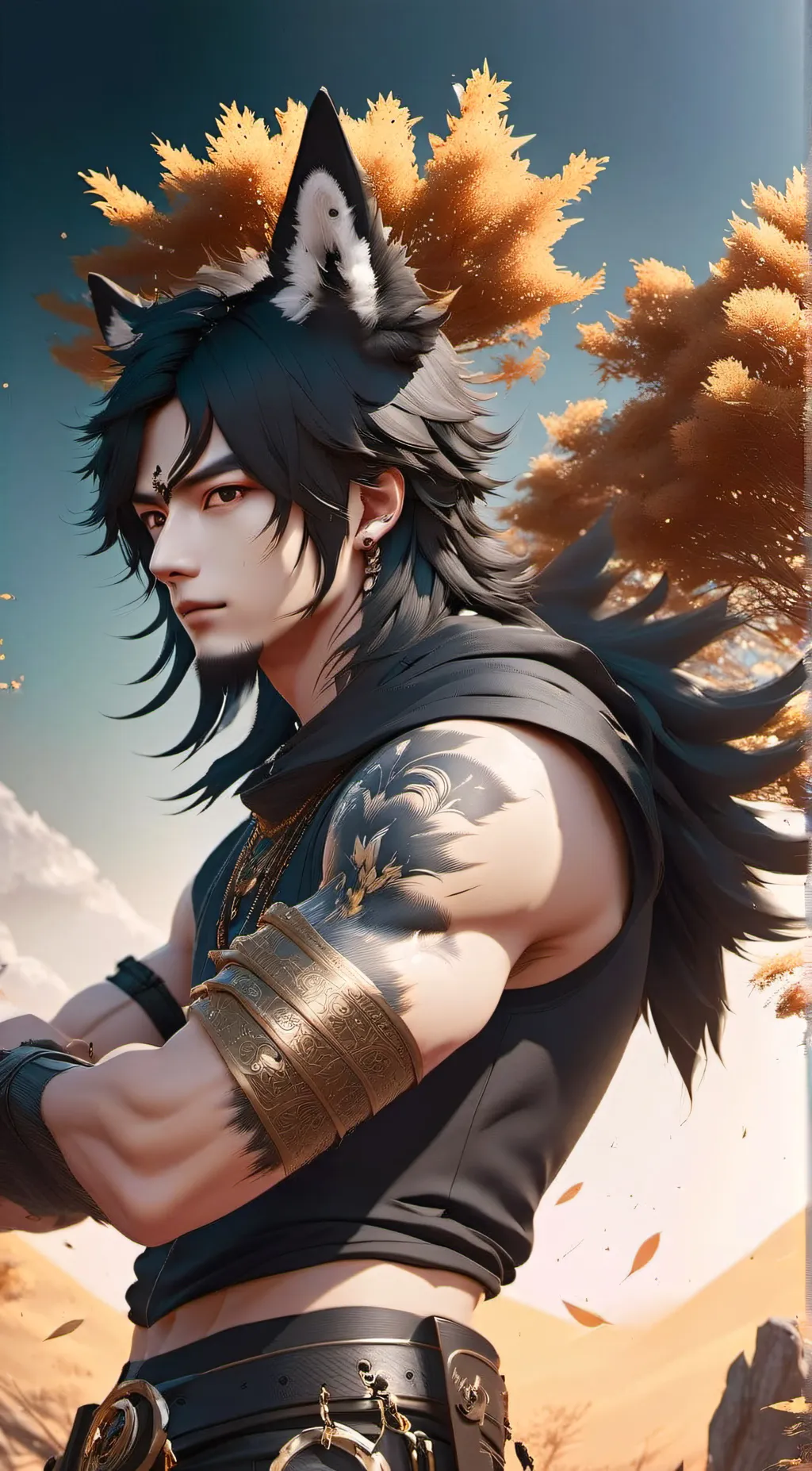 ai character: Aiden background