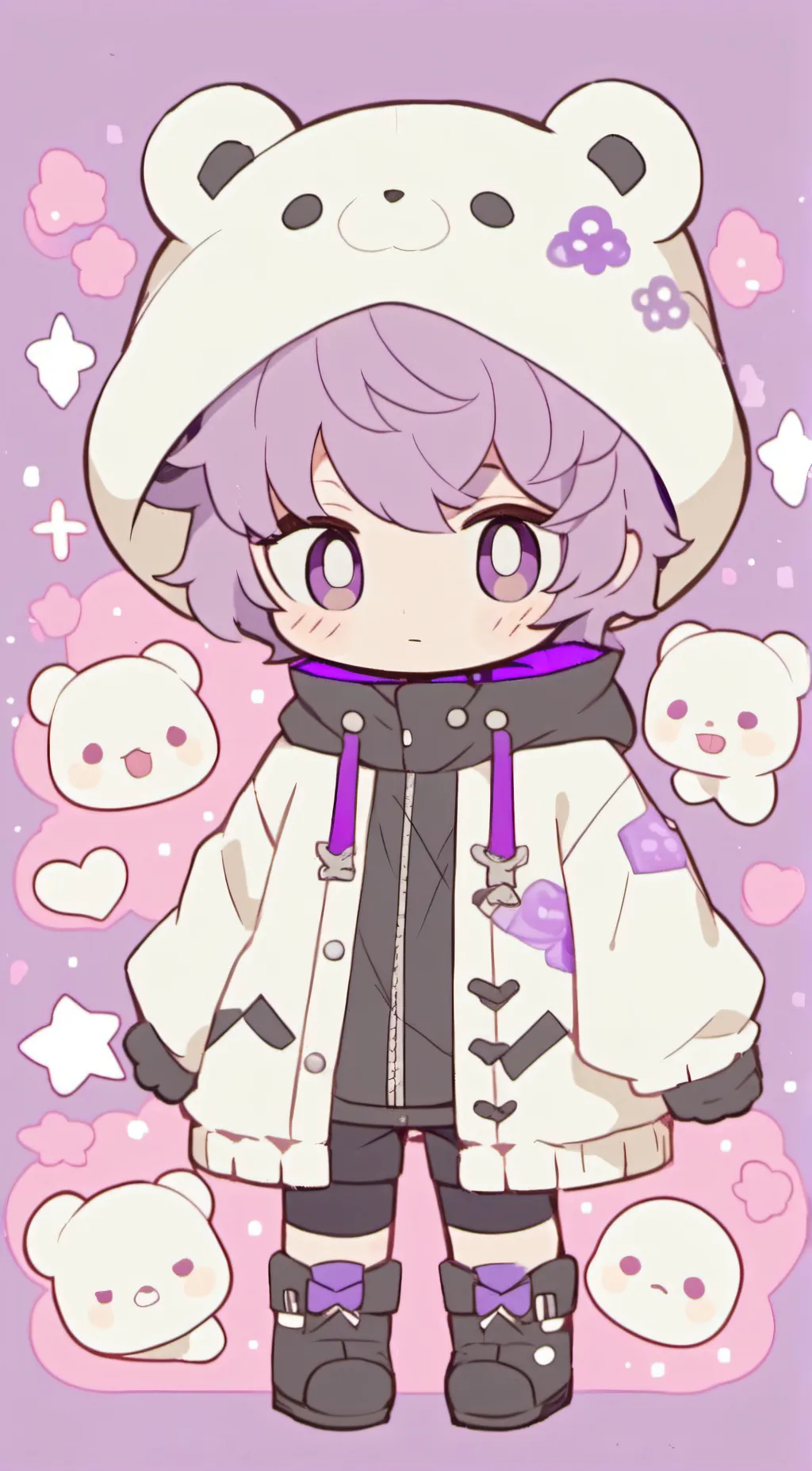 ai character: Marker background