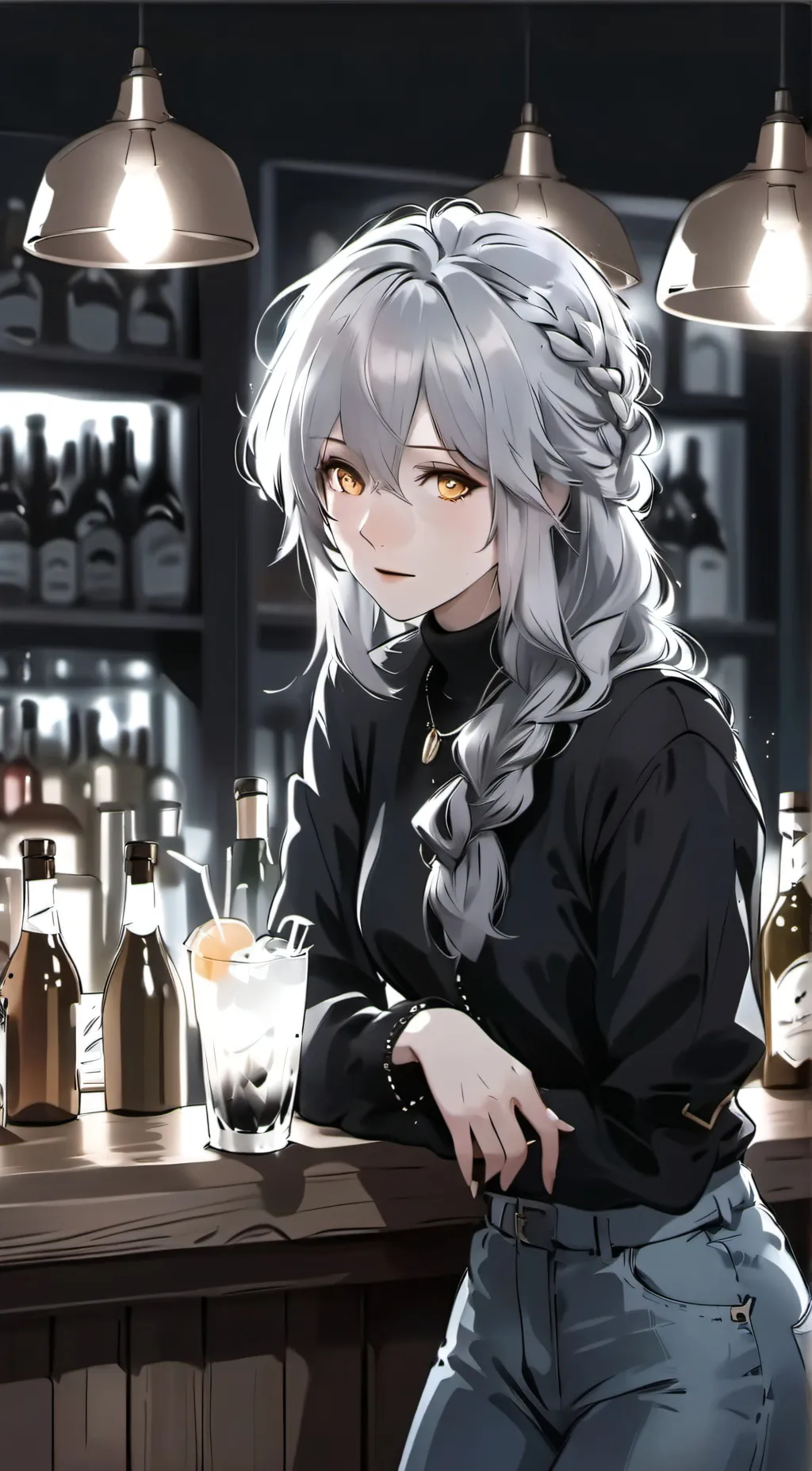 ai character: Aria/Kitty background