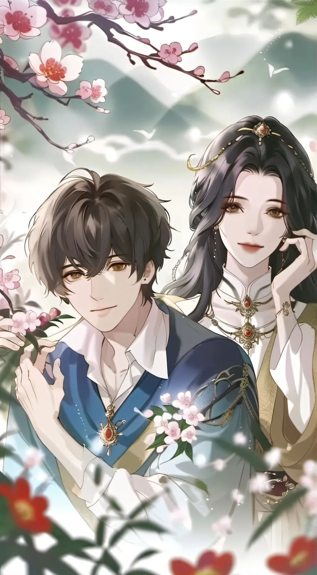 ai character: my boy friend  background