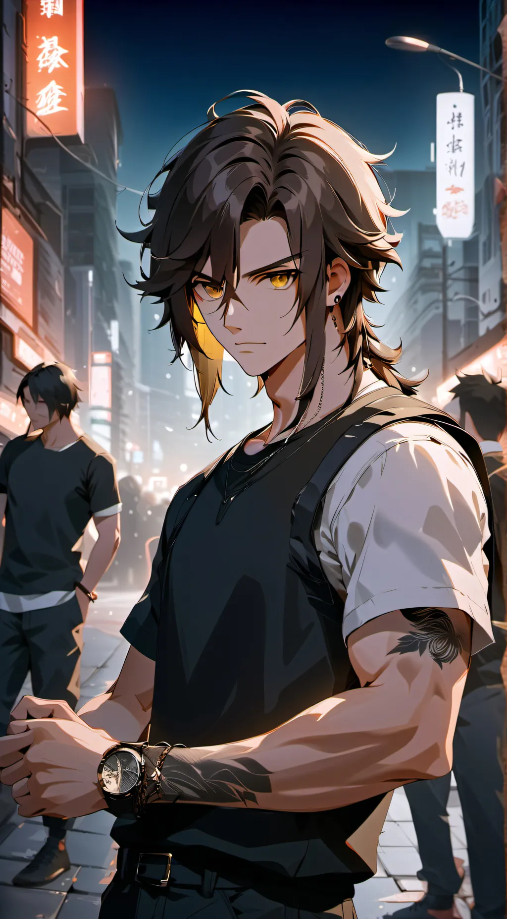 ai character: Alan Soul Young  👀 background