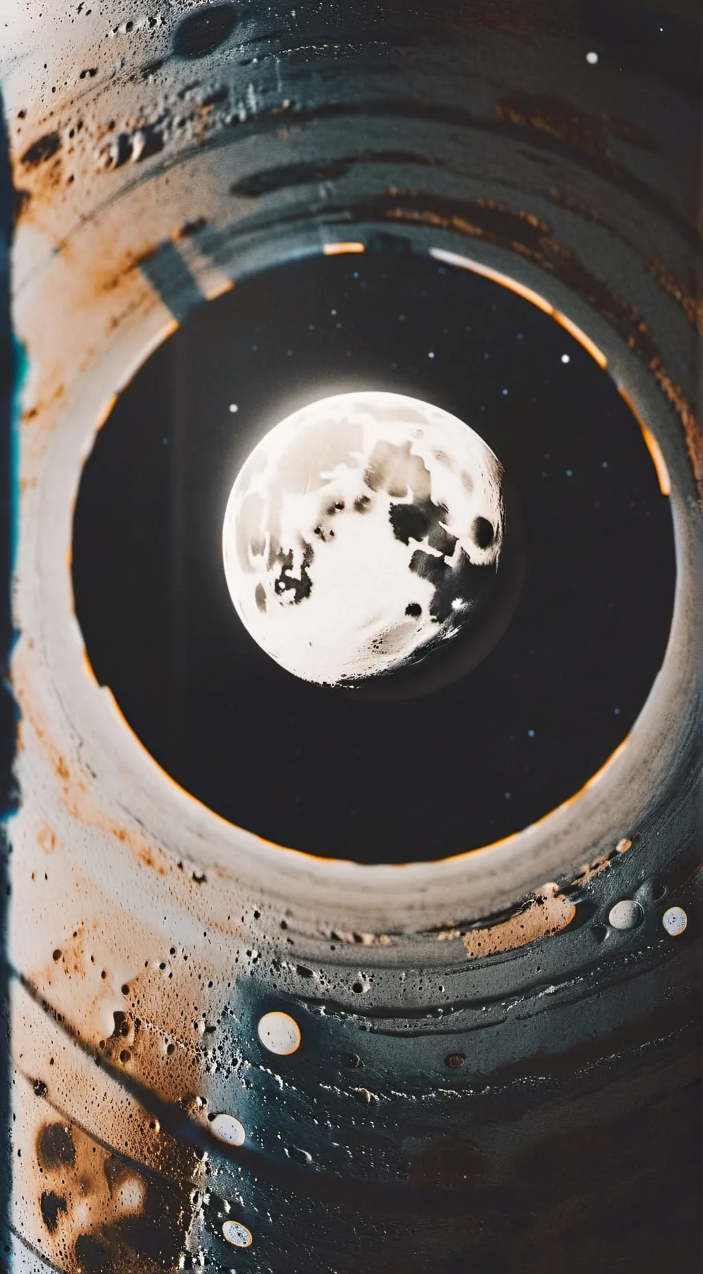 ai character: Moon background