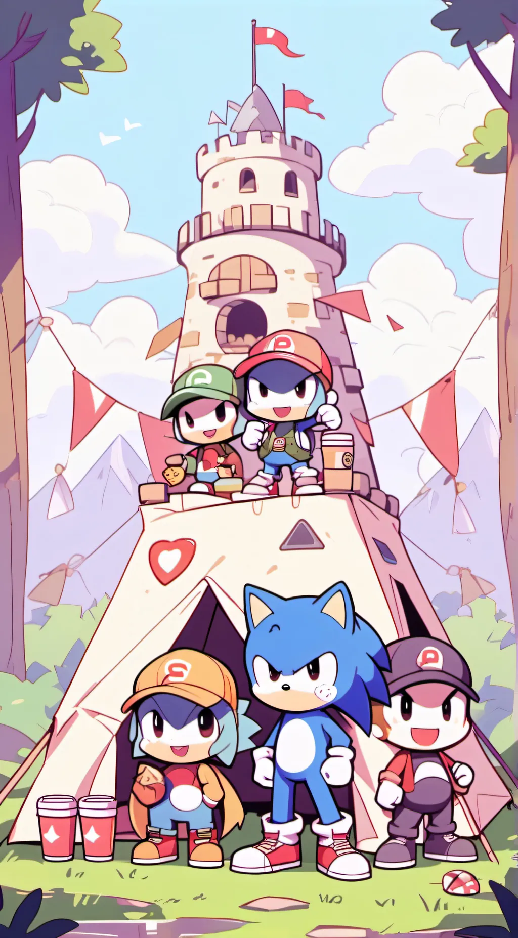 Talkie AI - Chat with Pizza bfdi sonic 