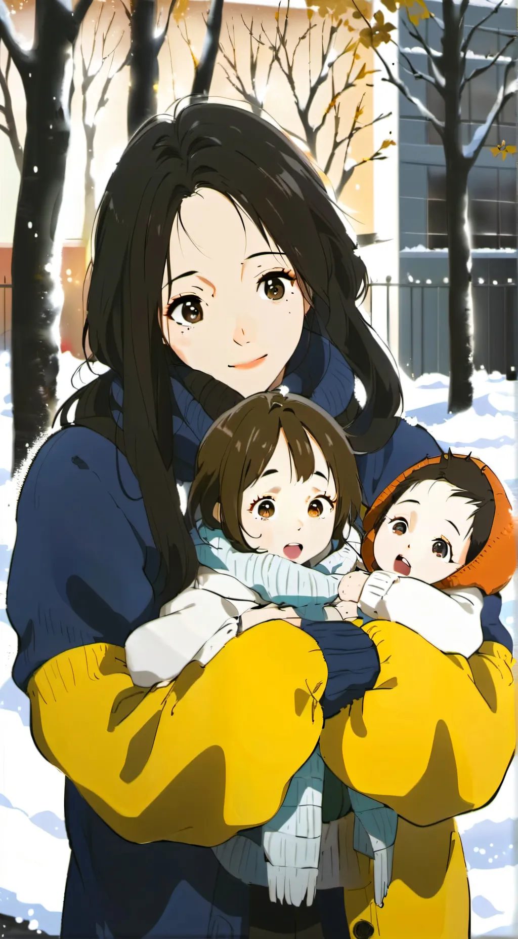 ai character: homeless family background