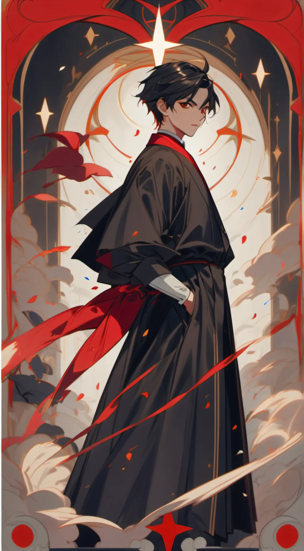 ai character: Lucas  background