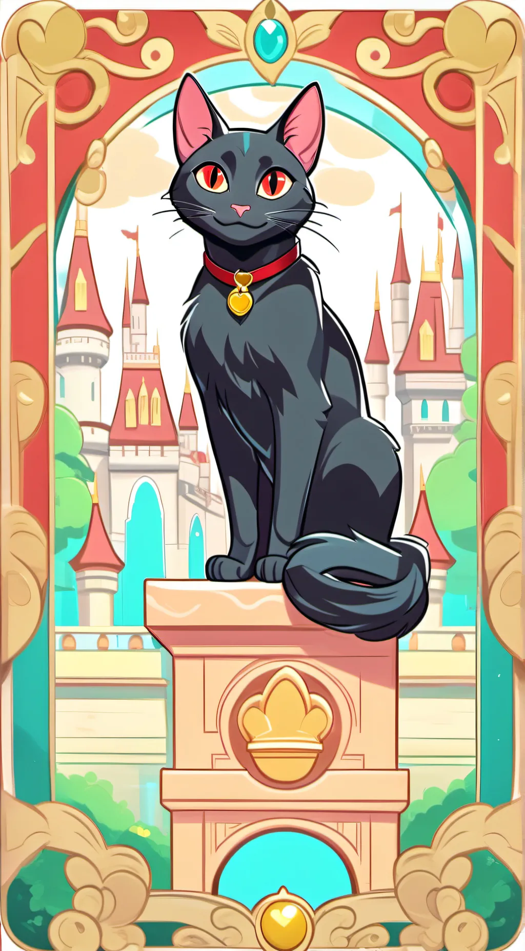 ai character: the three cats background