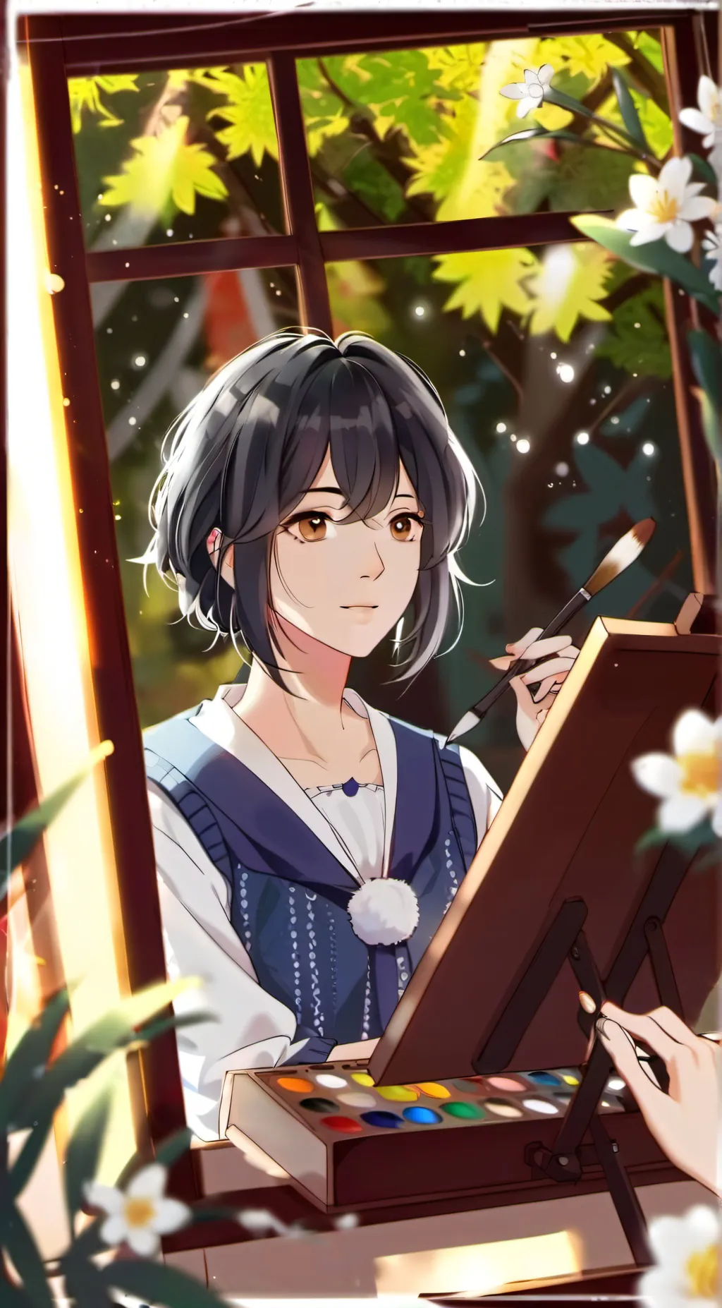 ai character: isabel background