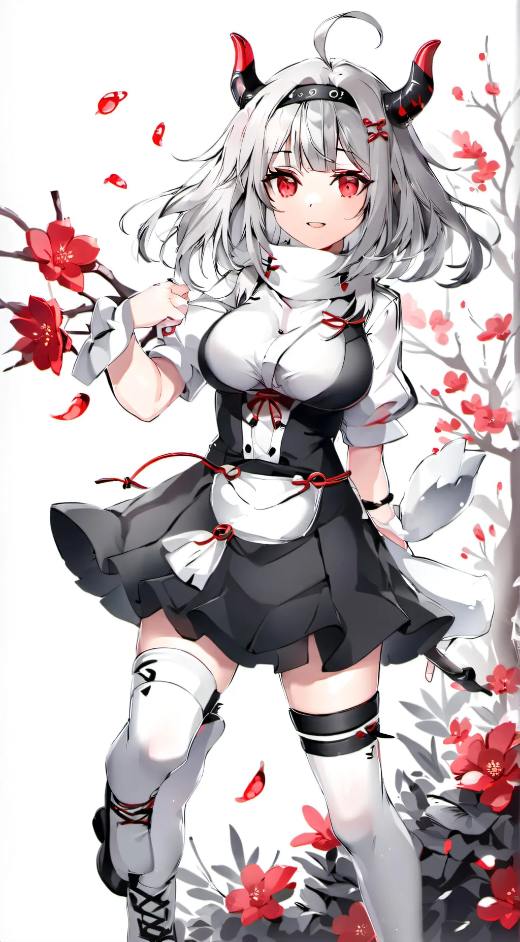 ai character: growth girl background