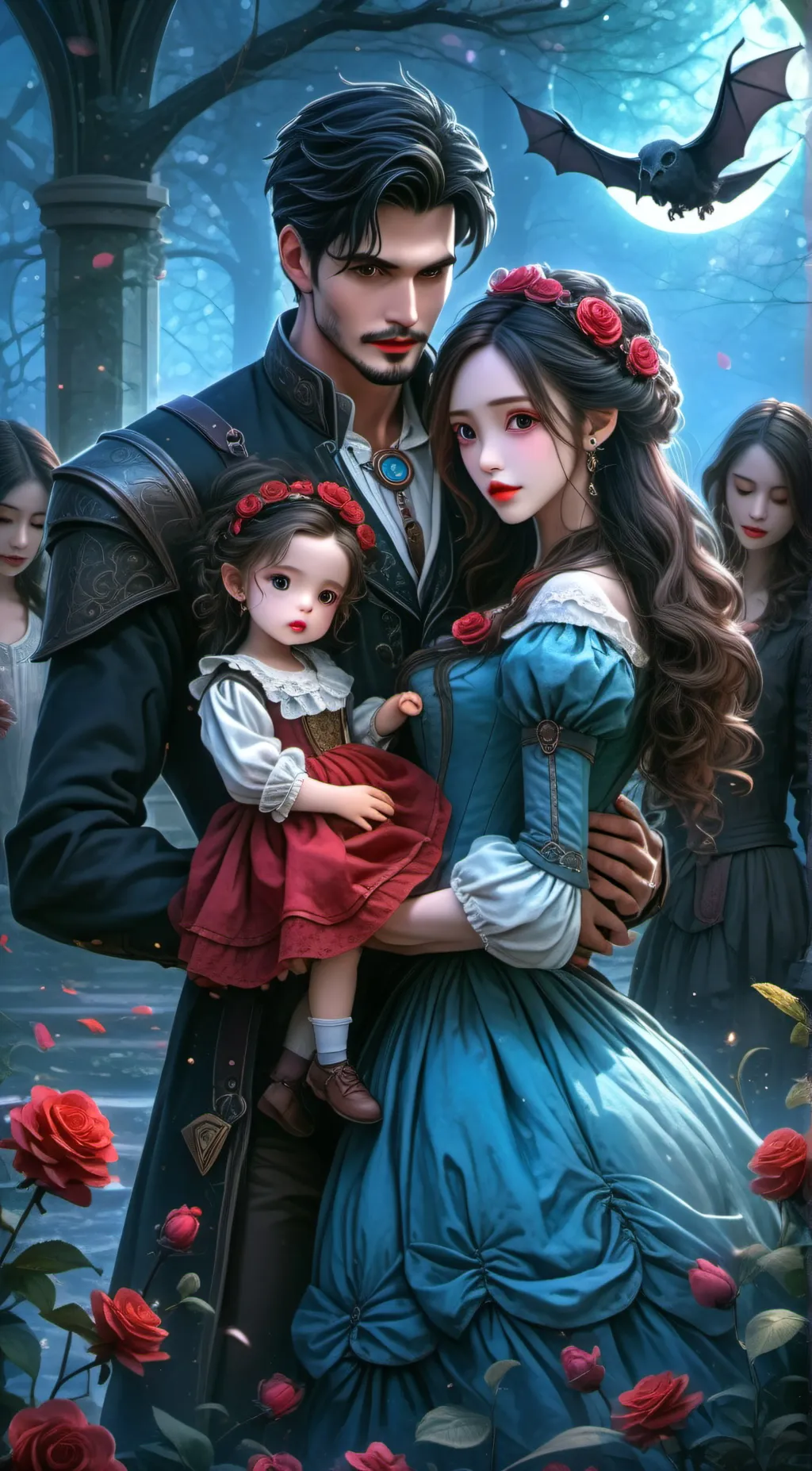 ai character: rough husband  background