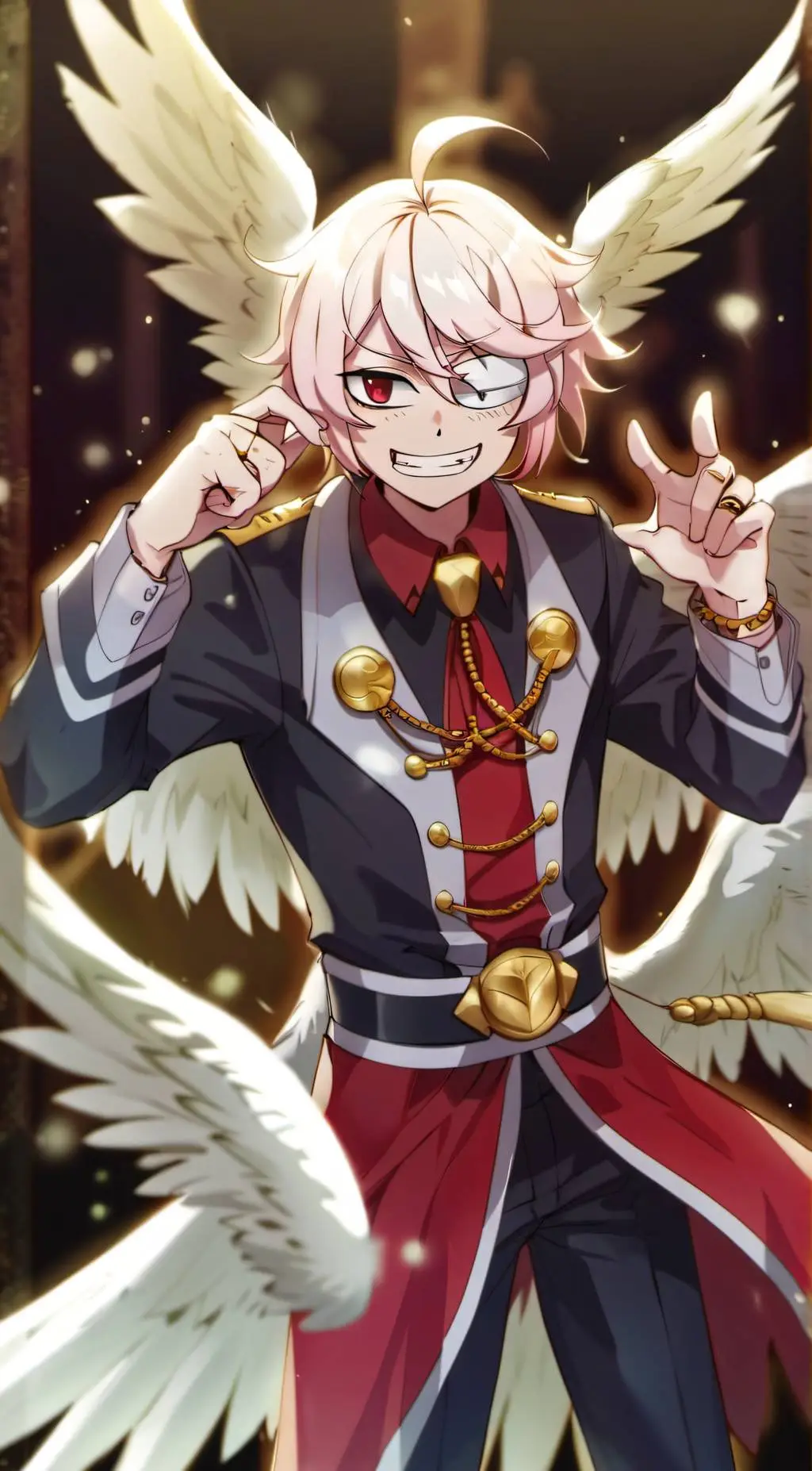 ai character: Angeldust  background