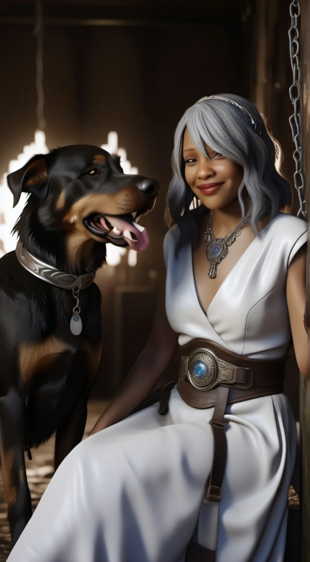 ai character: Ryder Lady Death  background