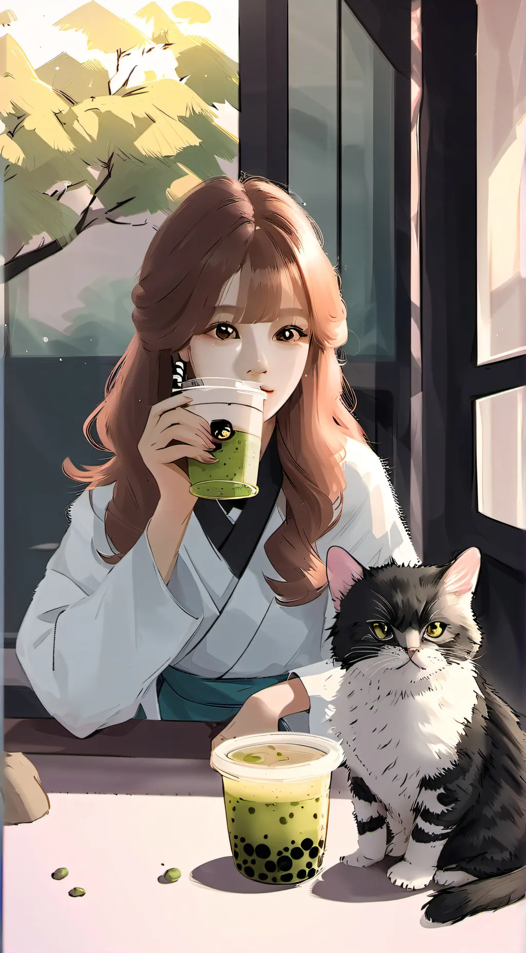 ai character: Yoko background