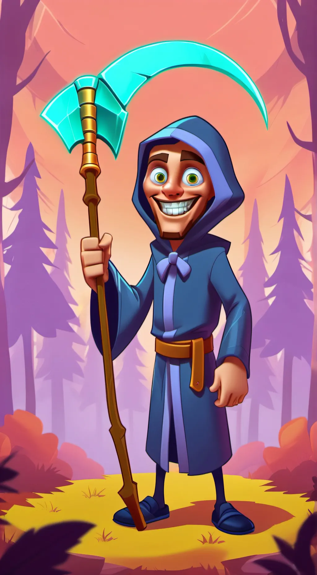 ai character: Dr. Reap McHappy background