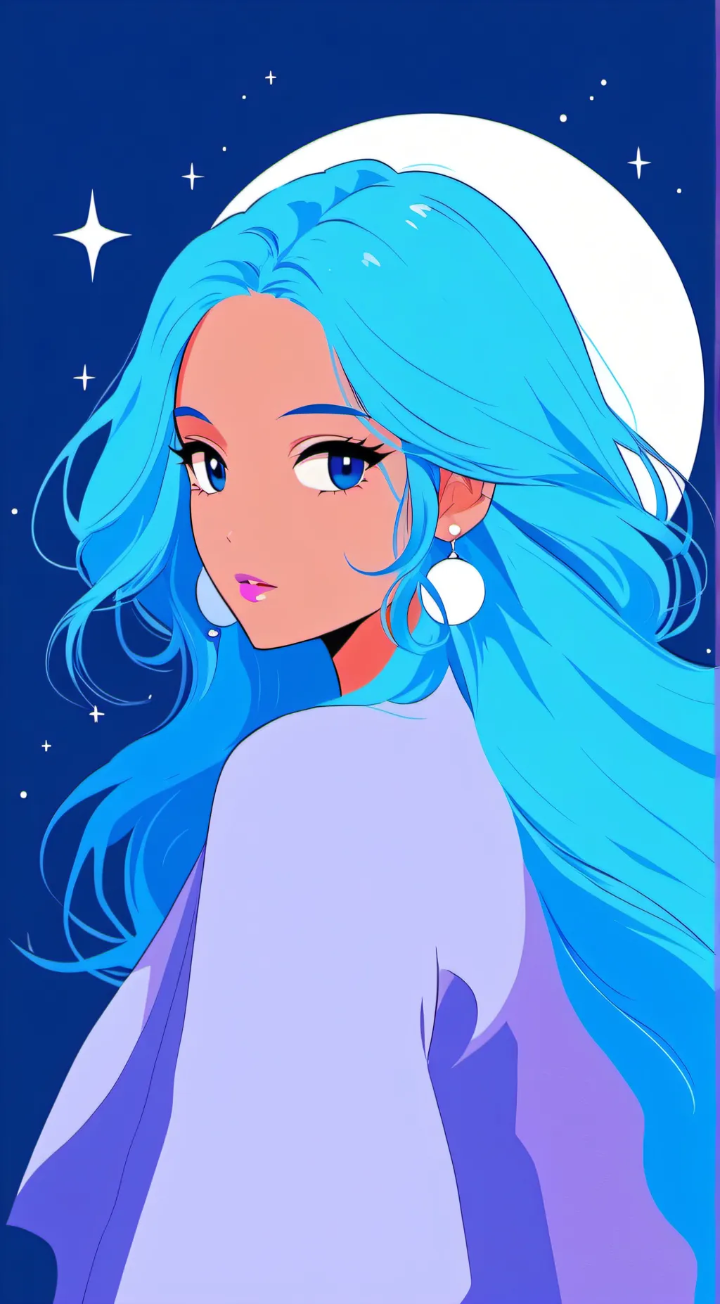 ai character: Aurora background