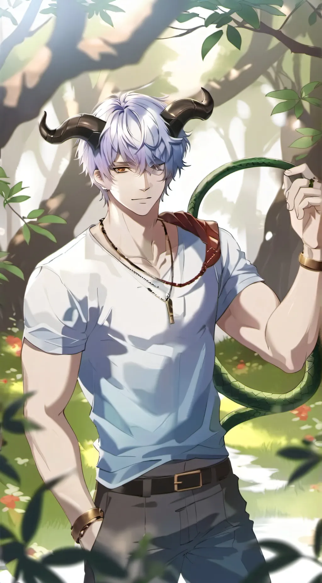 ai character: Ace nightwing background