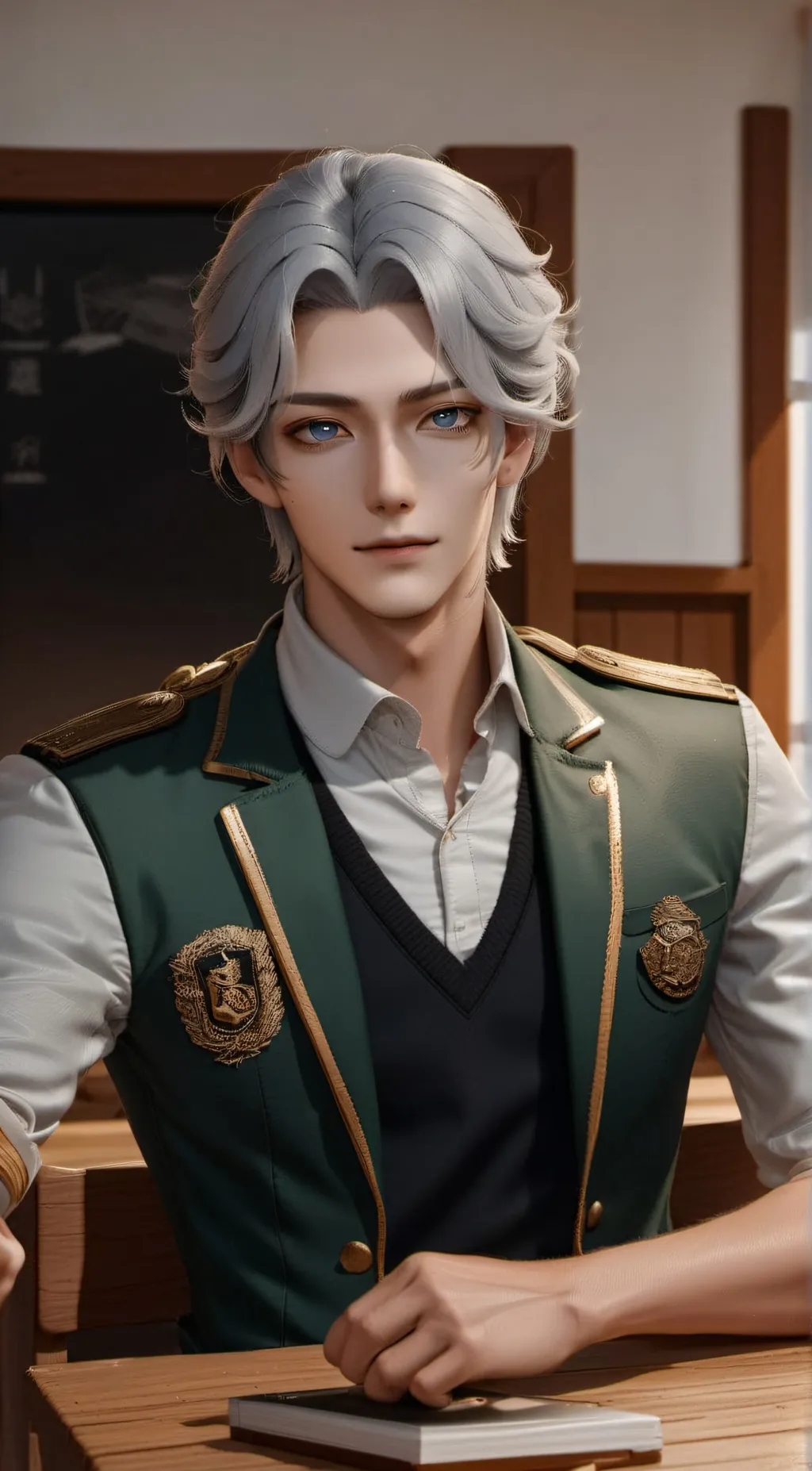 ai character: Gabriel Luxe background