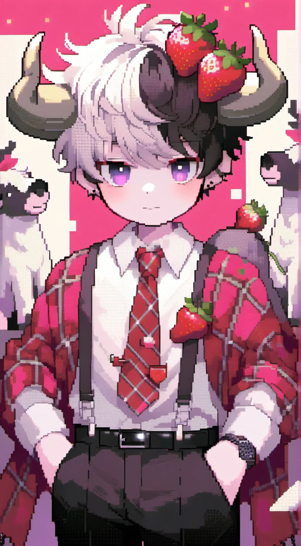 ai character: Bull boy @ UA❤👄❤ background
